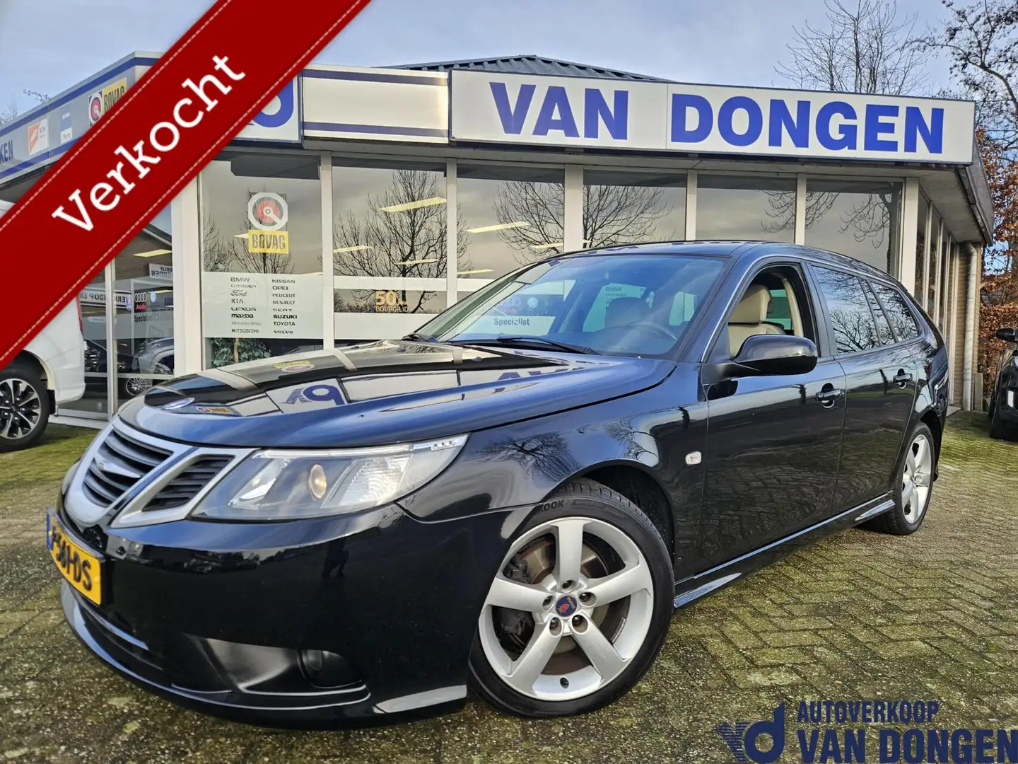 Saab 9-3 Sport Estate 1.8t Vector | Automaat / Trekhaak Black - 1