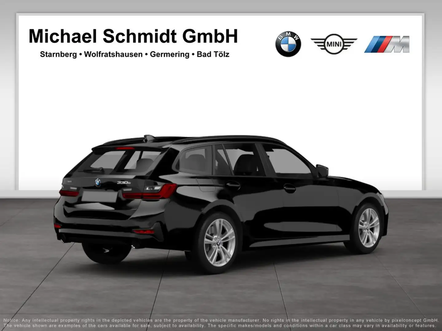 BMW 330 e xDrive Touring*434€ o. Anz*M Sport Pro*19 Zoll*P Nero - 2