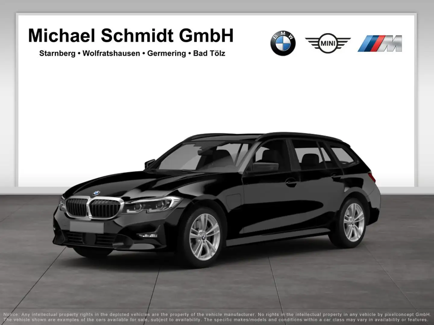 BMW 330 e xDrive Touring*434€ o. Anz*M Sport Pro*19 Zoll*P Nero - 1