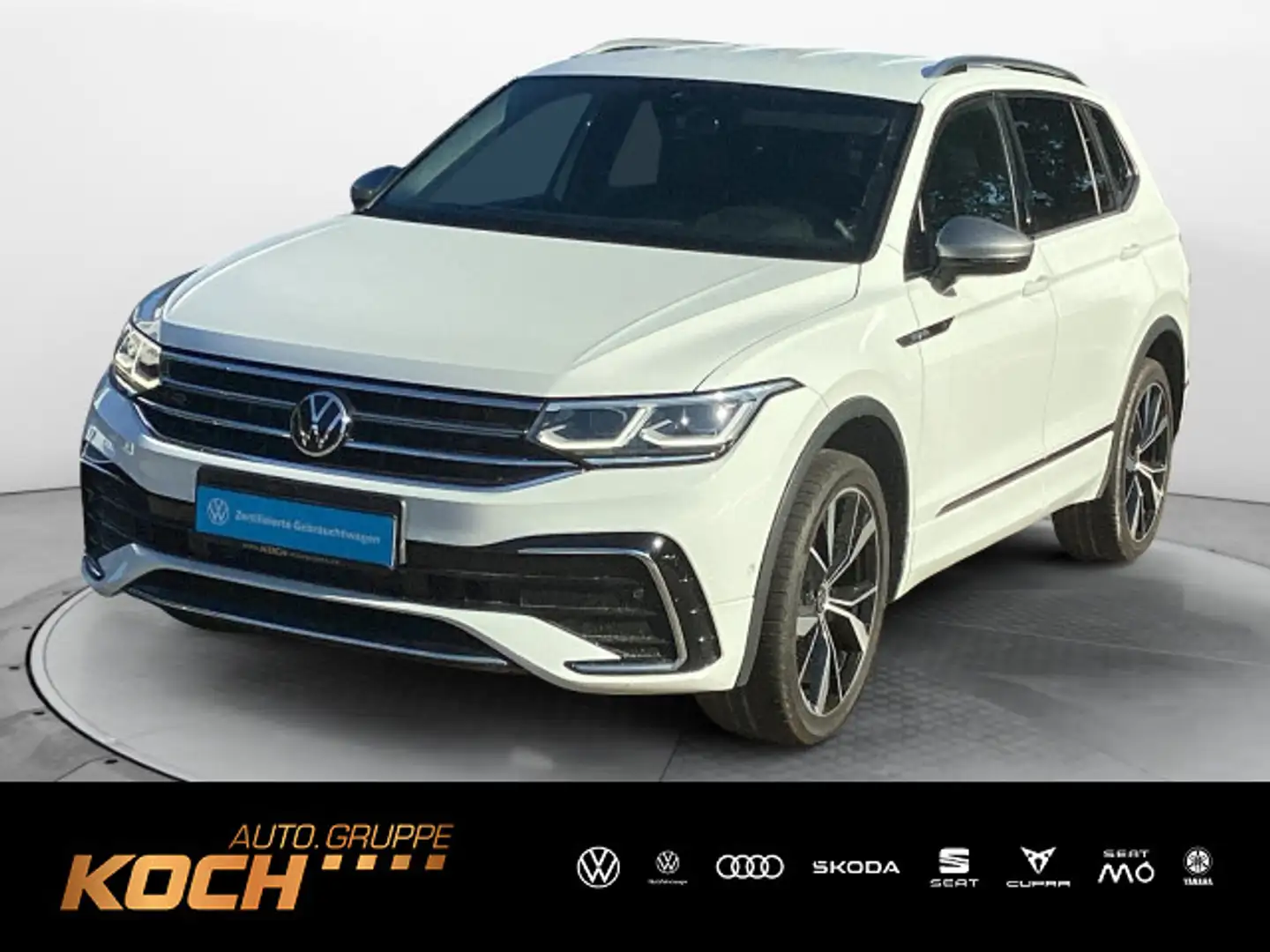 Volkswagen Tiguan Allspace 2.0TDI R-Line DSG 4M Navi LED AH Blanc - 1