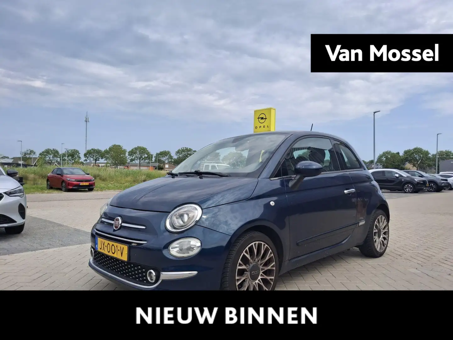 Fiat 500 0.9 TwinAir Turbo Lounge Bleu - 1