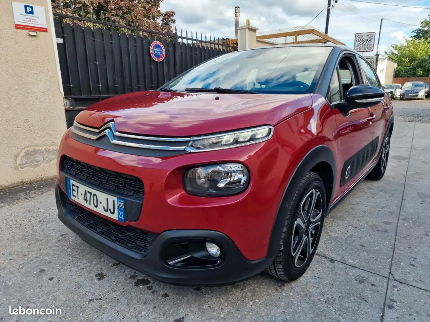 Citroen C3 essence 110ch s&s feel eat6 boite automatique garantie 12-mois Rood - 1