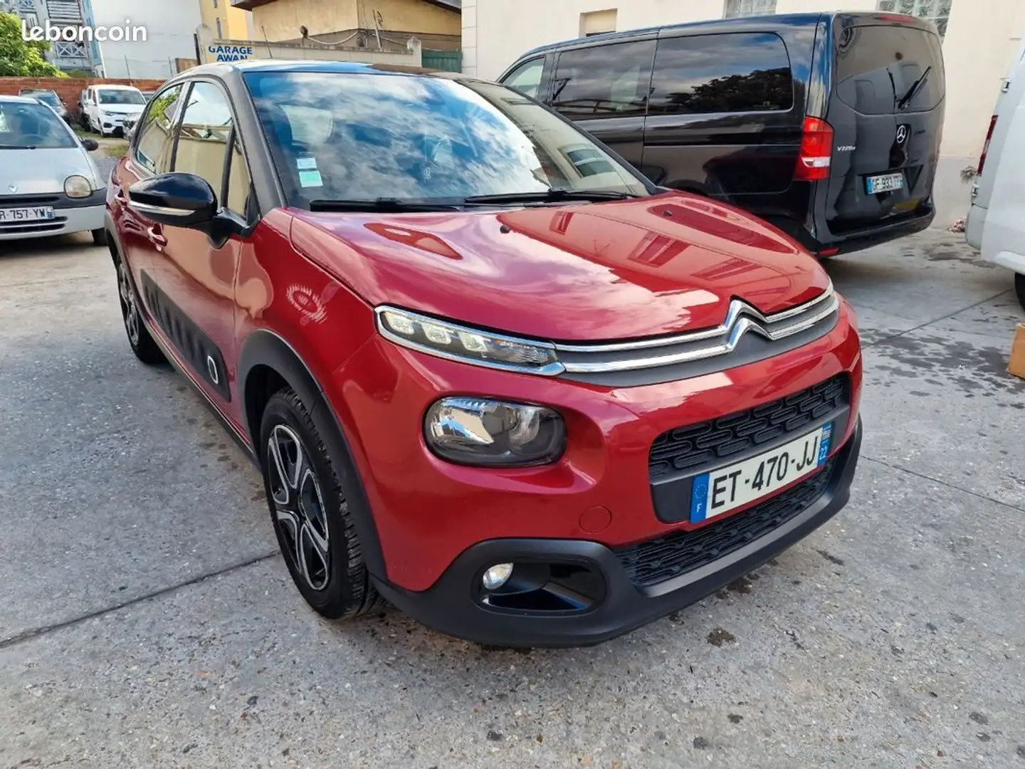 Citroen C3 essence 110ch s&s feel eat6 boite automatique garantie 12-mois Rood - 2