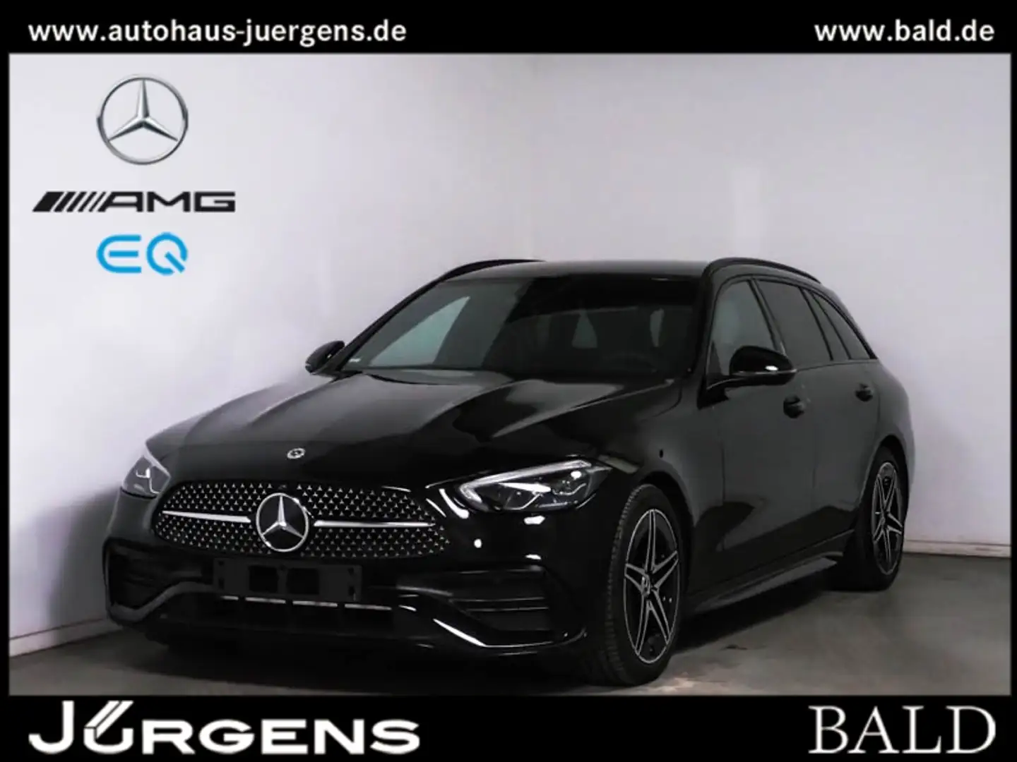 Mercedes-Benz C 180 T AMG-Sport/LED/360/Night/Distr/Totw/Memo Siyah - 2