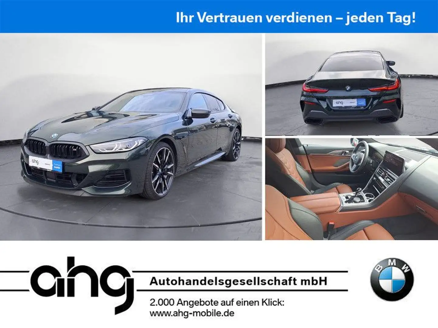 BMW M850 i xDrive Gran Coupe Head Up 20-Zoll Räder La Grün - 1