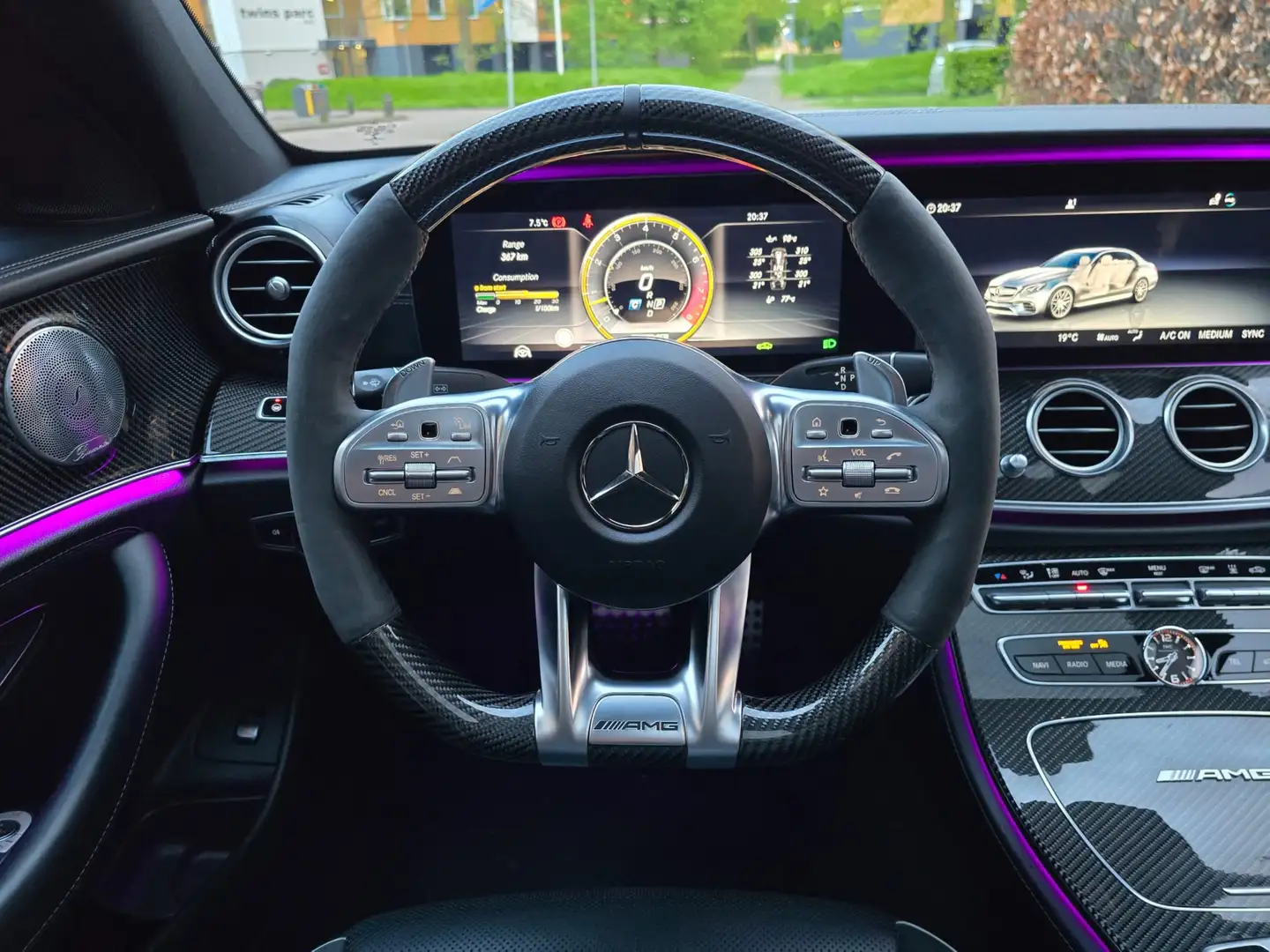 Mercedes-Benz E 63 AMG Premium Plus Keramisch Facelift Carbon 4M+ Zwart - 2