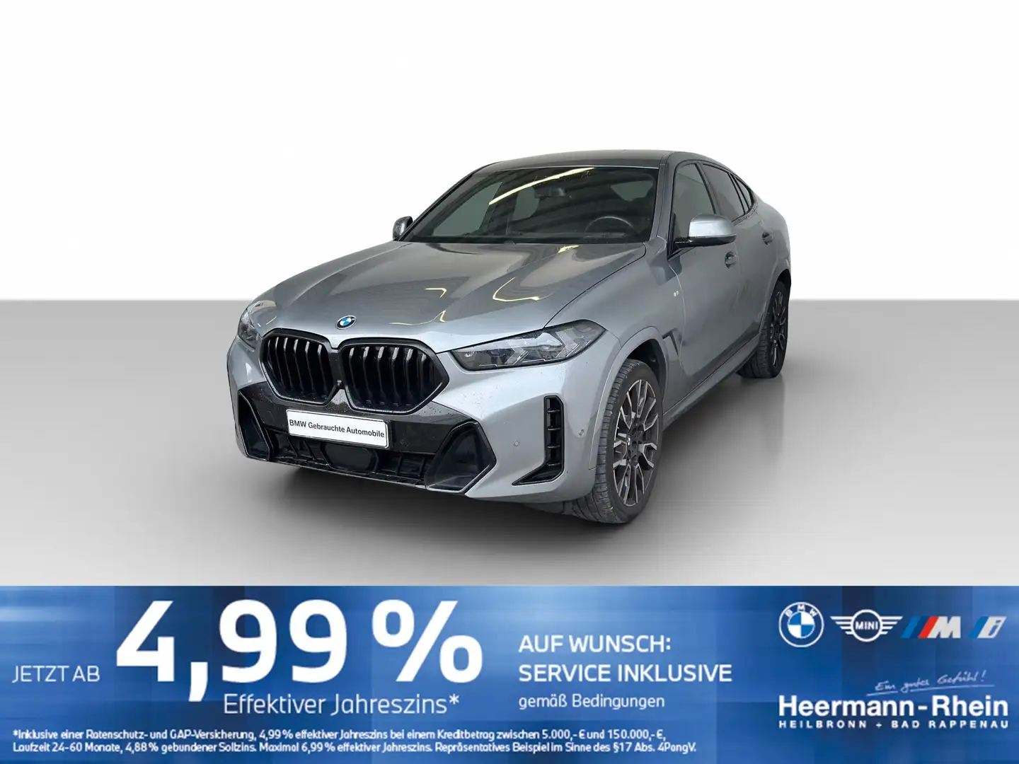 BMW X6 xDrive30dA M Sport Pro LiveCock.LED.InnovPkt. Grau - 2