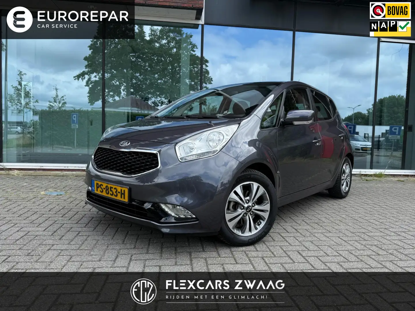 Kia Venga 1.4 CVVT Summer Edition - Navi - Camera - Schuif/p Gris - 1