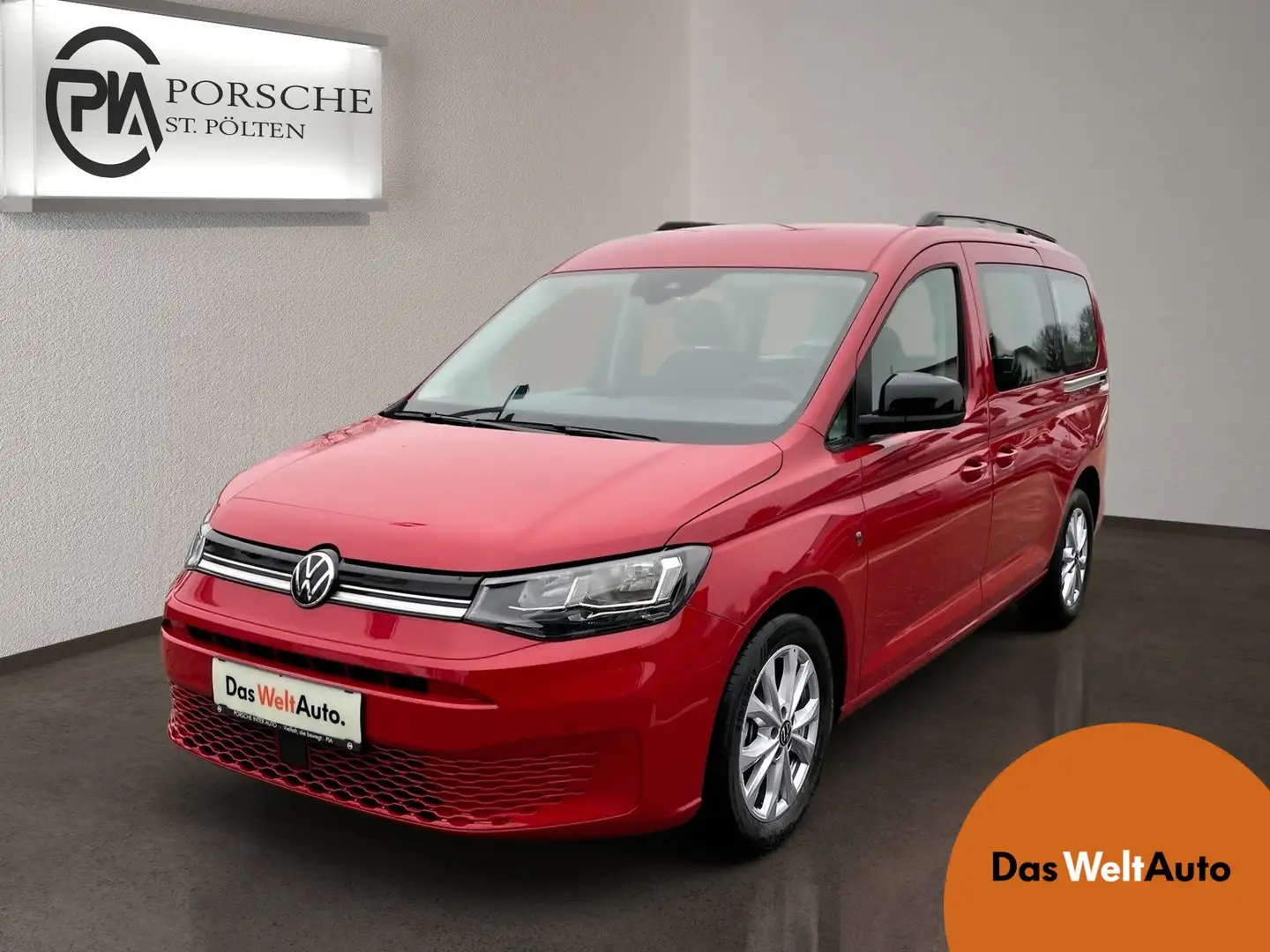Volkswagen Caddy Life Maxi TDI Rot - 1