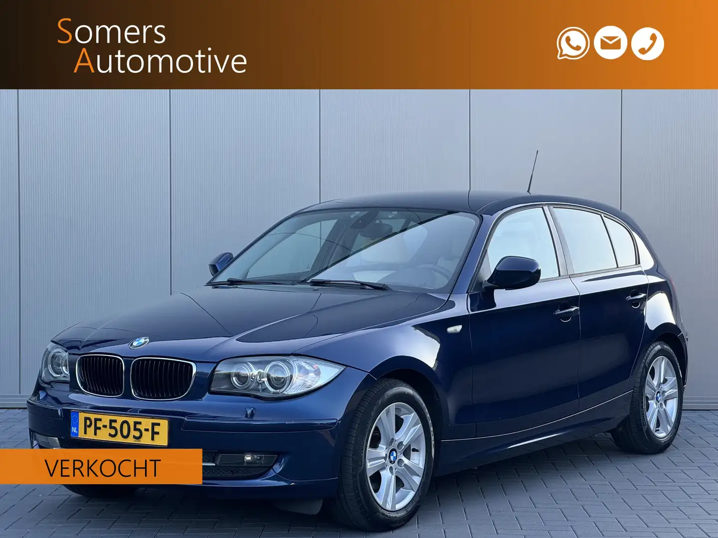 BMW 118 1-serie 118i High Executive | Xenon | Leder | Navi Azul - 1