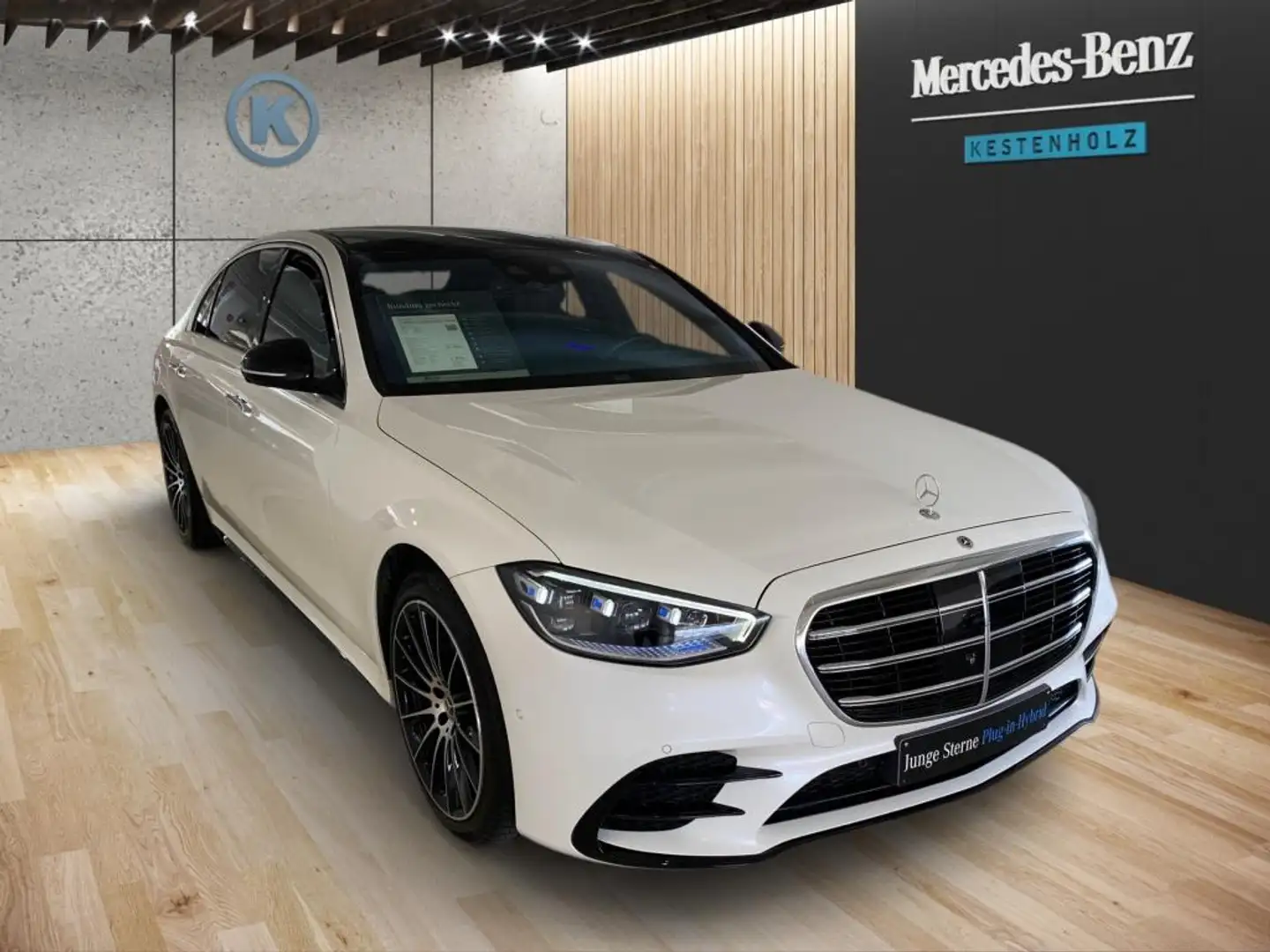 Mercedes-Benz S 580 e Limousine lang *AMG*NIGHT*MEMO*MBUX*SHZ* Weiß - 2