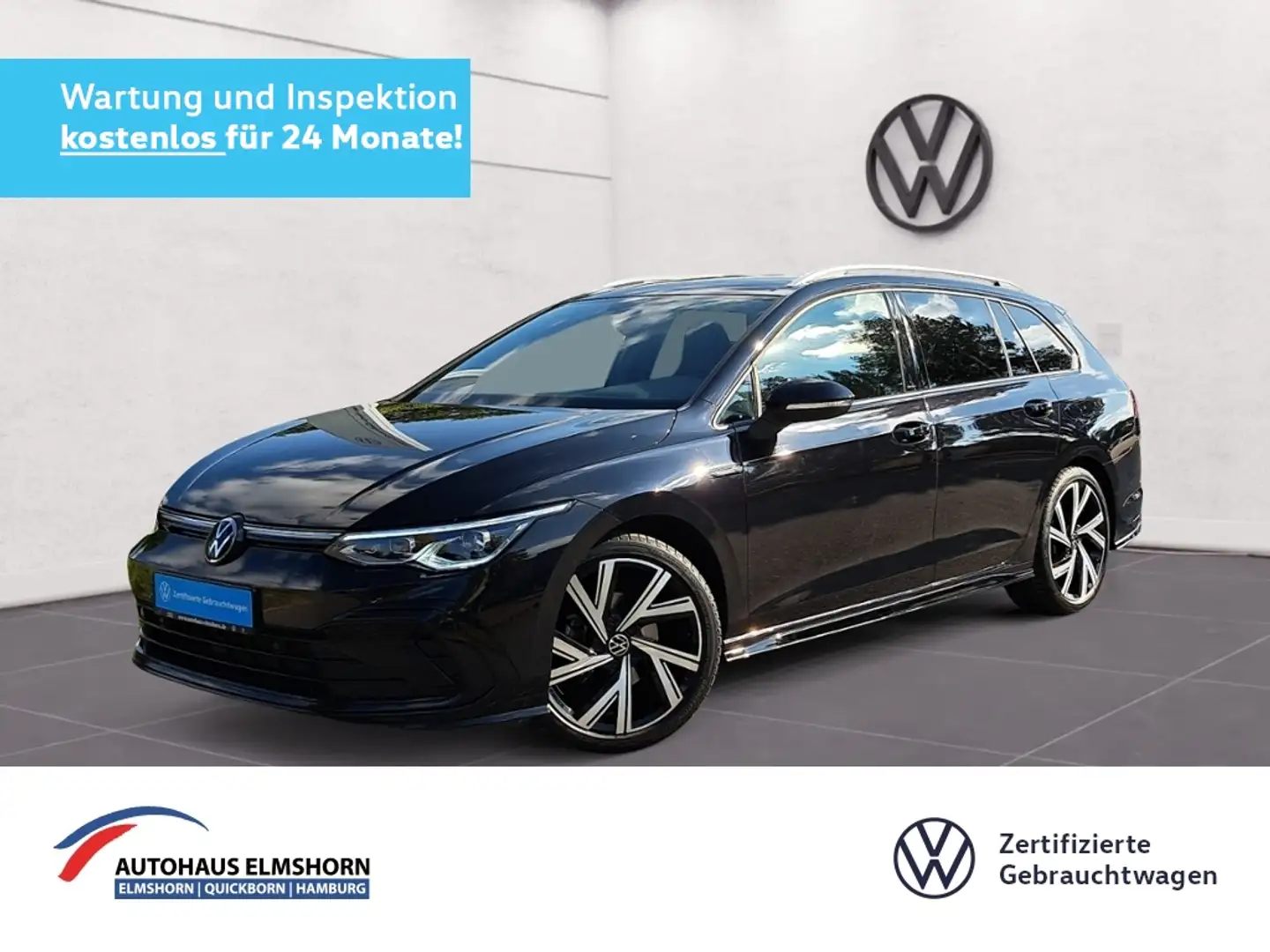 Volkswagen Golf Variant R-Line 1.5 eTSI DSG NAV MATRIX 18" ACC HARMAN PDC Schwarz - 1