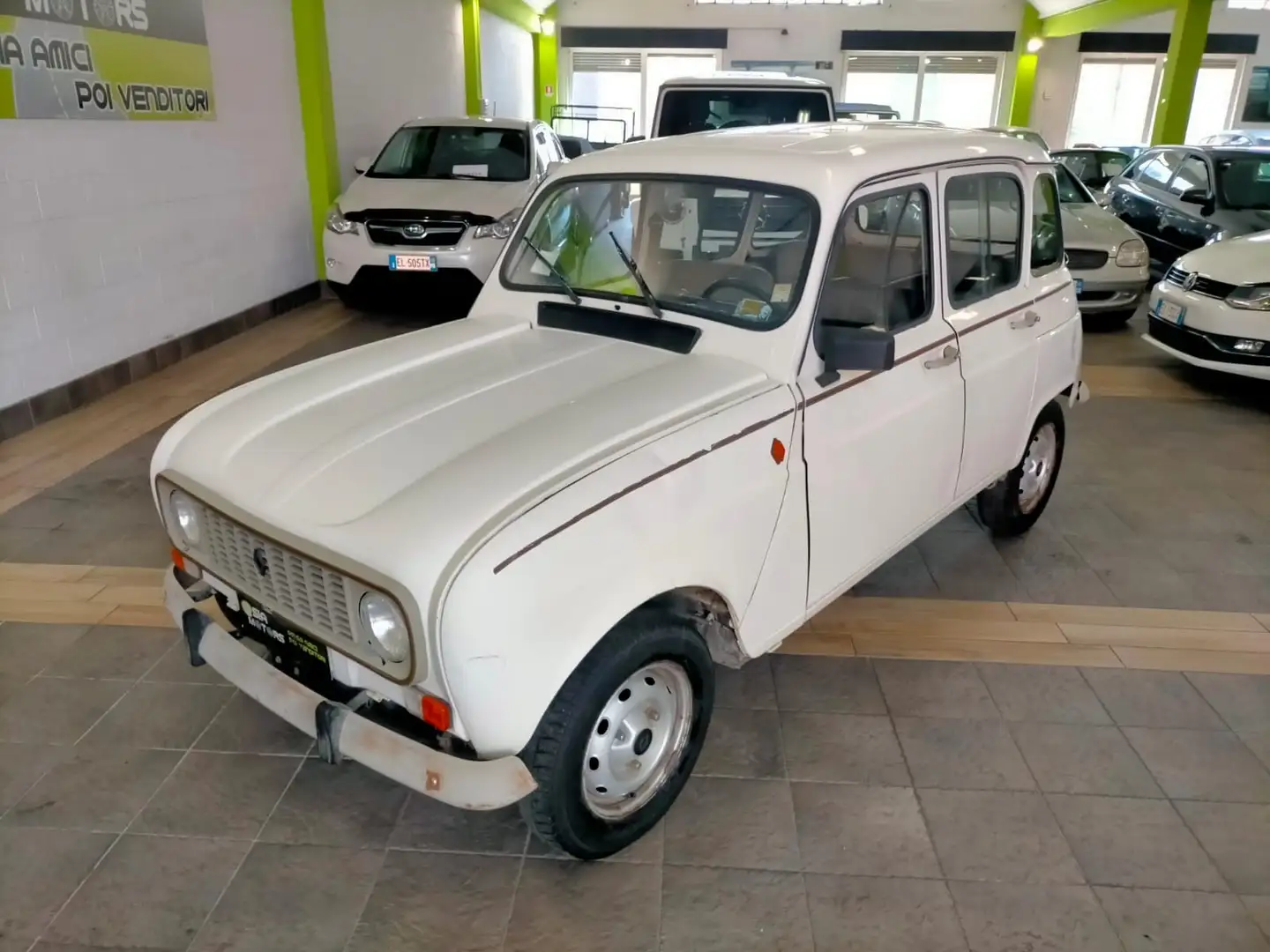 Renault R 4 R4 TL U. PROPR. LIBRETTO e TARGA ORIGINALE Bianco - 1