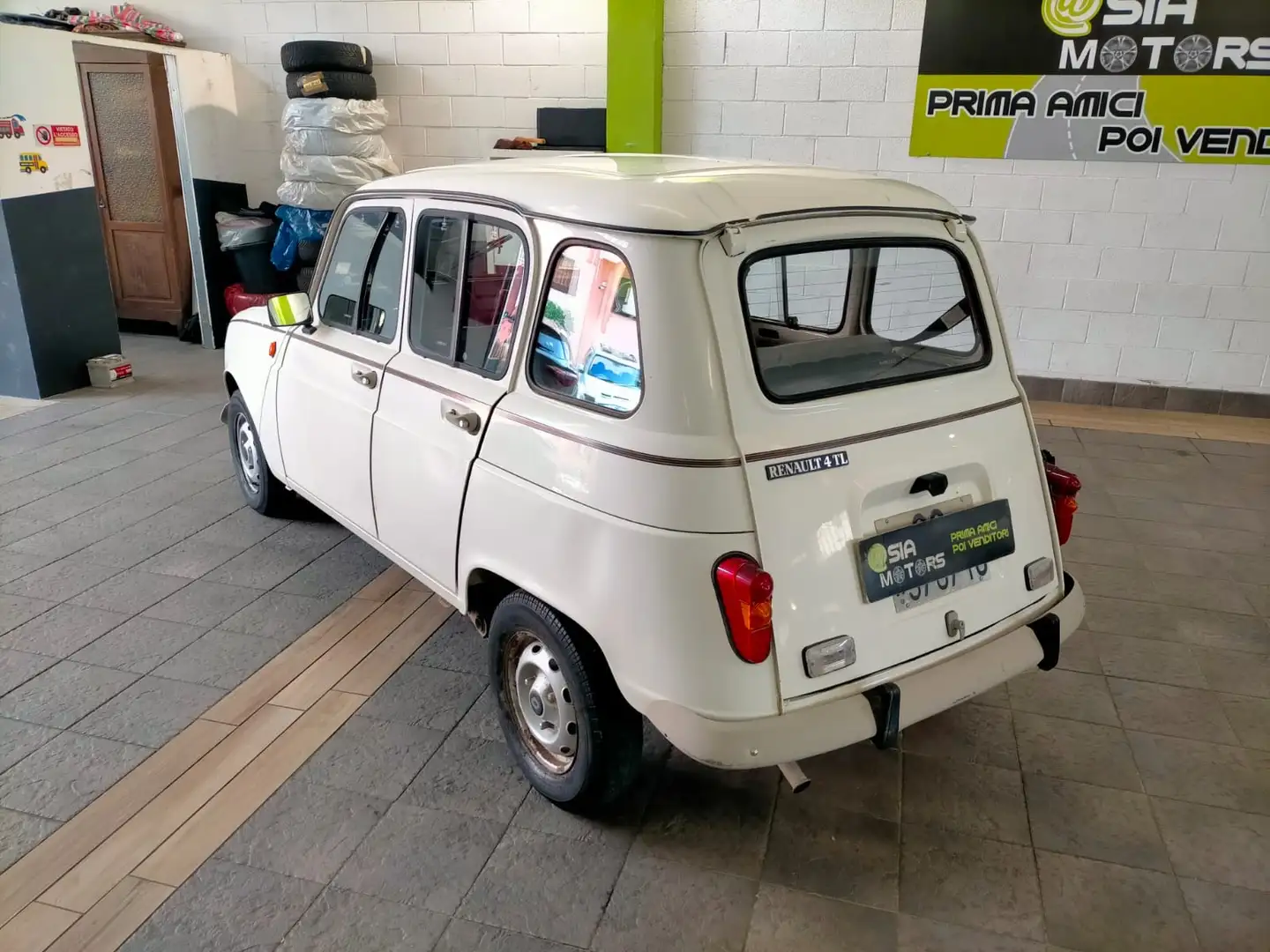 Renault R 4 R4 TL U. PROPR. LIBRETTO e TARGA ORIGINALE Bianco - 2