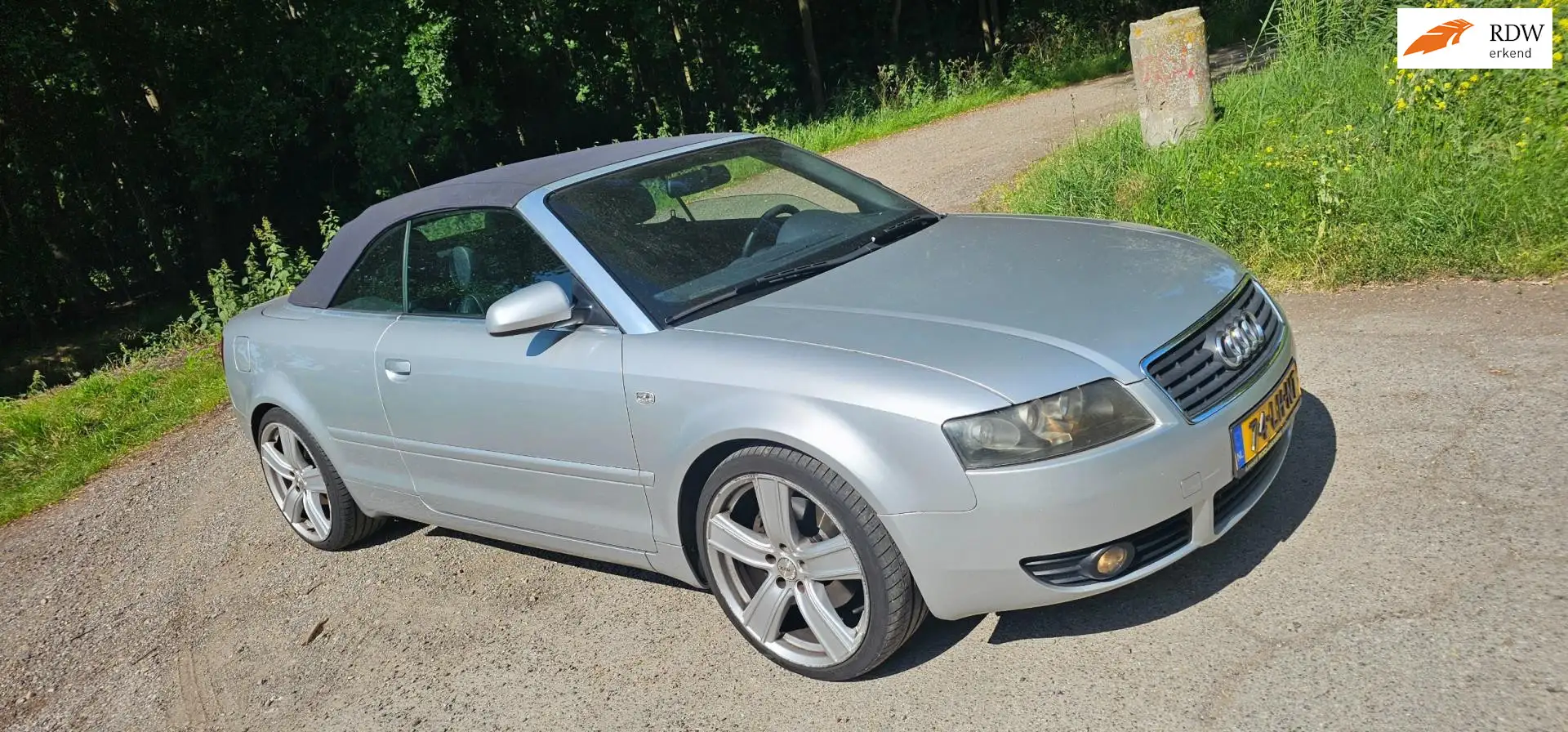 Audi A4 Cabriolet 2.4 V6 automaat dealer facturen Grijs - 1