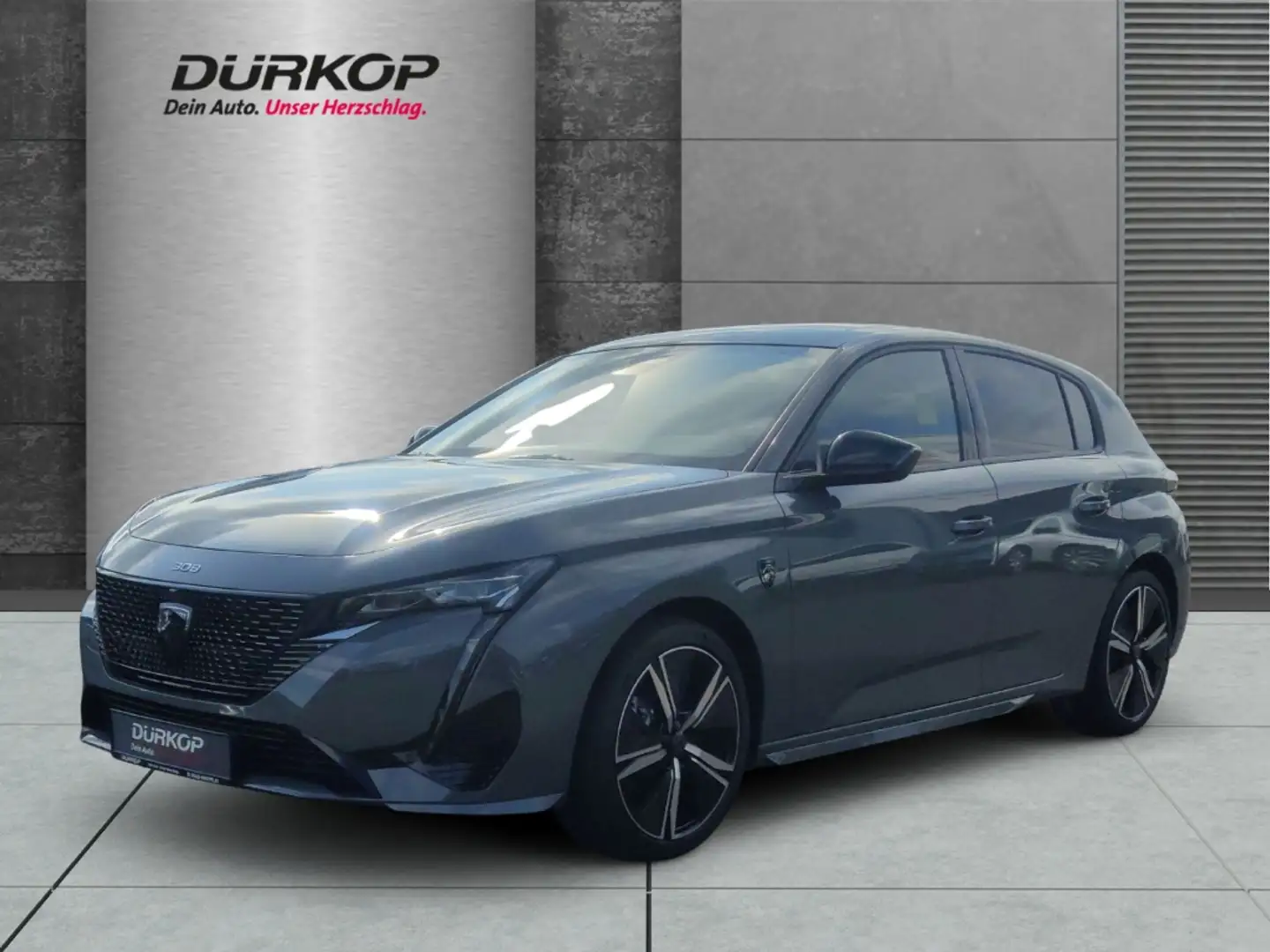 Peugeot 308 GT HYBRID 145 e-DSC6,AHK abnehmbar,Komfortpaket,Pr Grau - 1