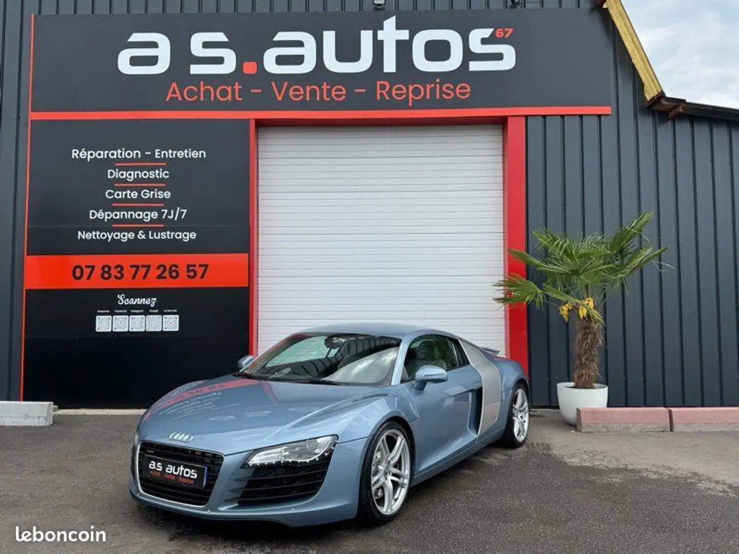 Audi R8 Coupé 4.2 FSi V8 32V Quattro R-Tronic 420 cv Boîte Azul - 1