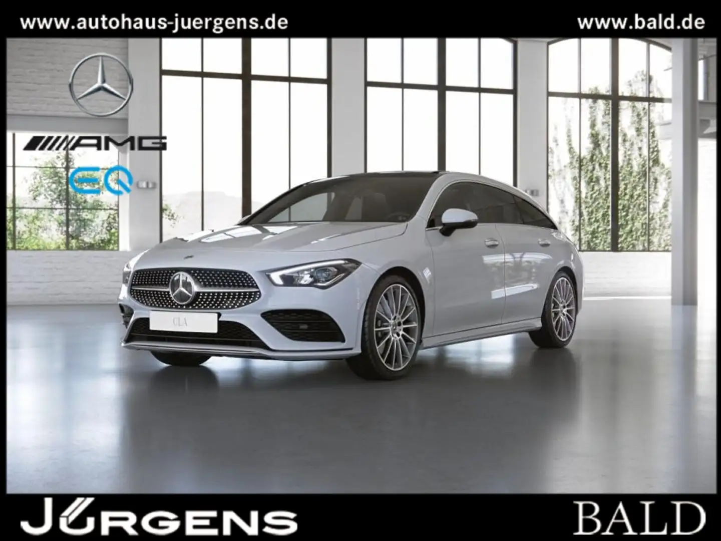 Mercedes-Benz CLA 250 e SB AMG-Sport/Pano/AHK/Distr/LED/Cam Weiß - 1