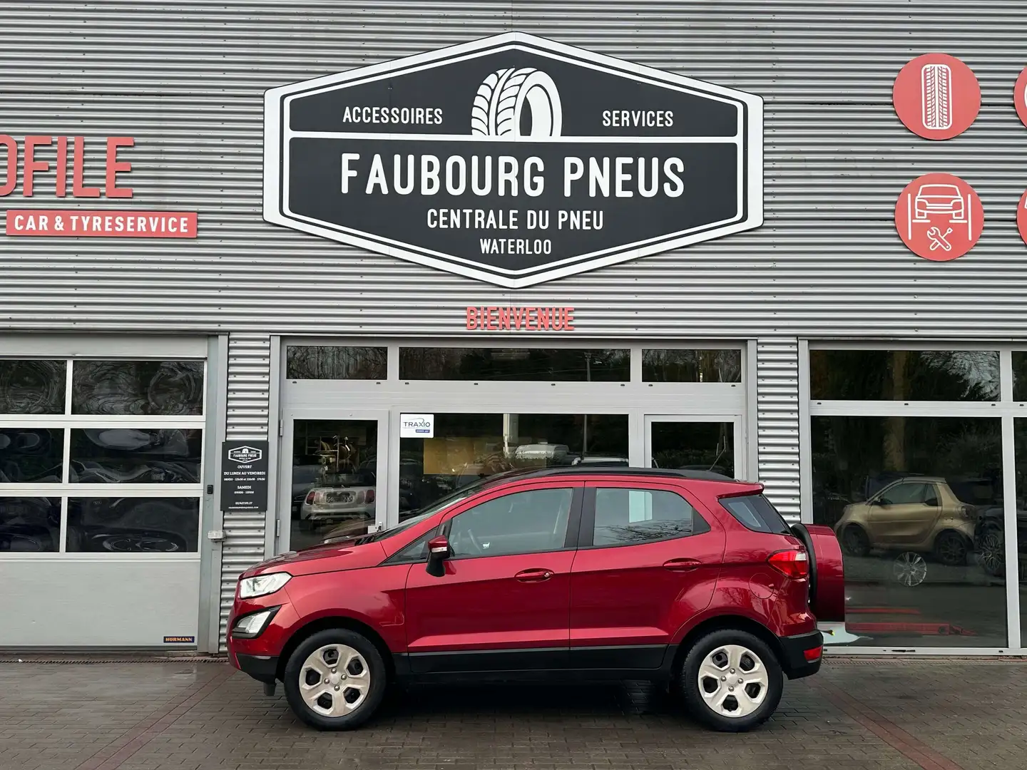 Ford EcoSport *1.0*1-PROPRIETAIRE/1-OWNER*NAVI*SIEGES-CHAUFFANT* Rojo - 2