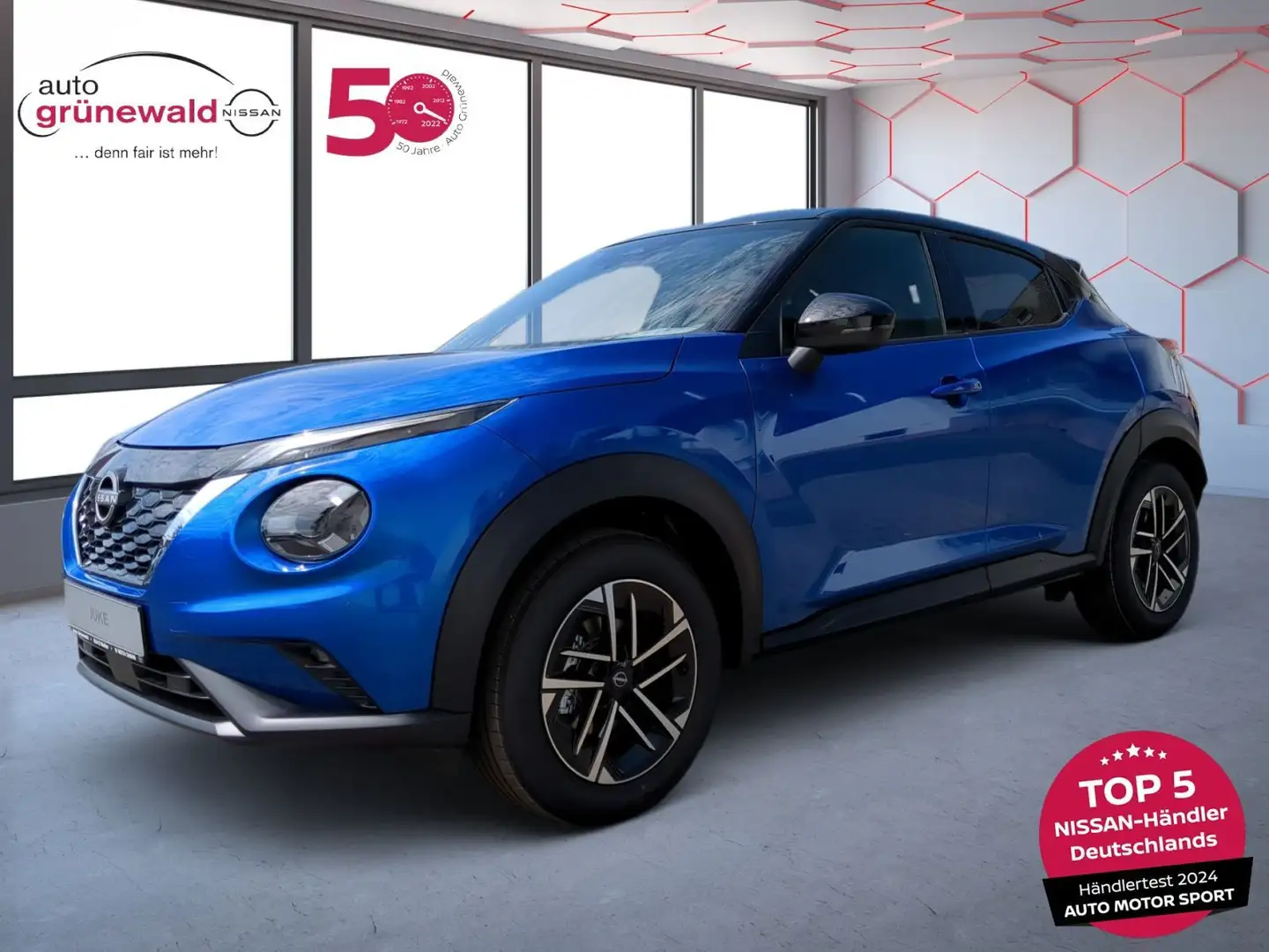 Nissan Juke 1.6 Hybrid N-Connecta,Sitzhzg,Klima,LED,NAV Bleu - 1