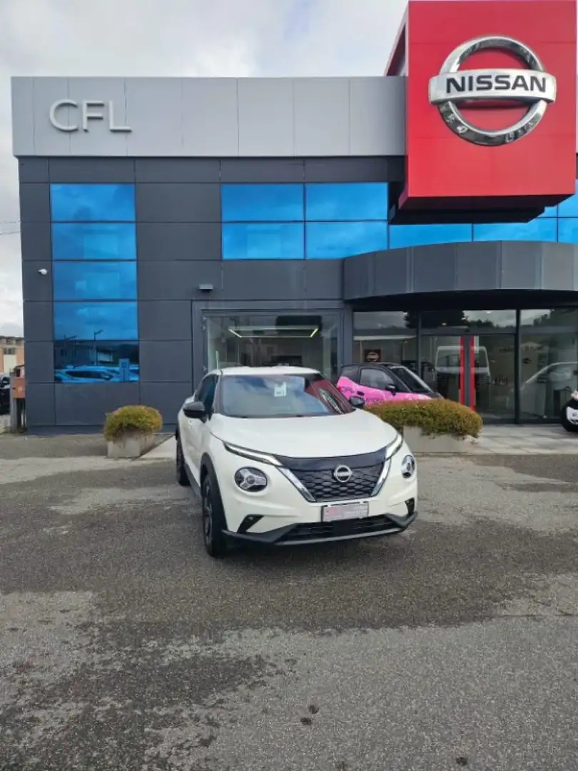 Nissan Juke 1.6 HEV N-Connecta Wit - 1