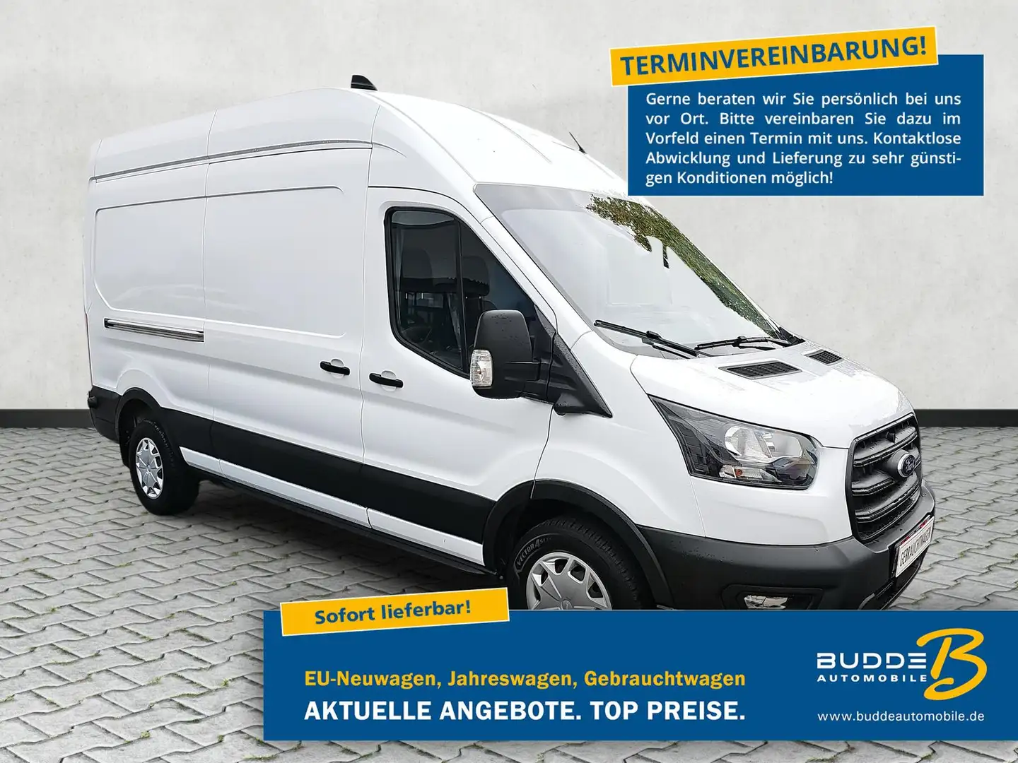 Ford Transit FT350 2.0TDCI FWD Trend L3H3 ACC Kamera Weiß - 1