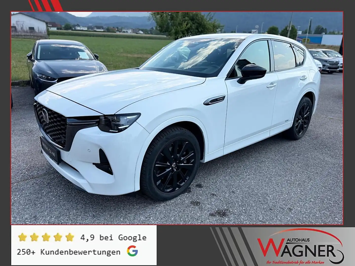 Mazda CX-60 2.5L e-SKYACTIV PHEV AWD HOMURA CON/DRI/COM Aut. Weiß - 1