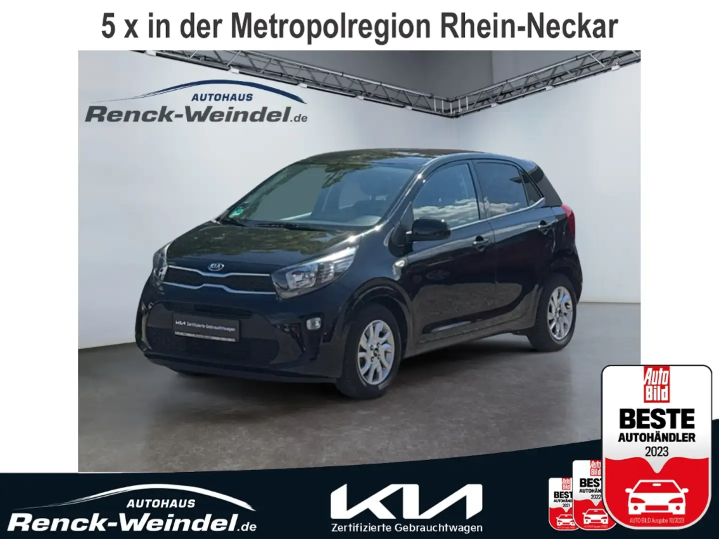 Kia Picanto Dream Team Klima Rückfahrkam. Android Auto Apple C Schwarz - 1