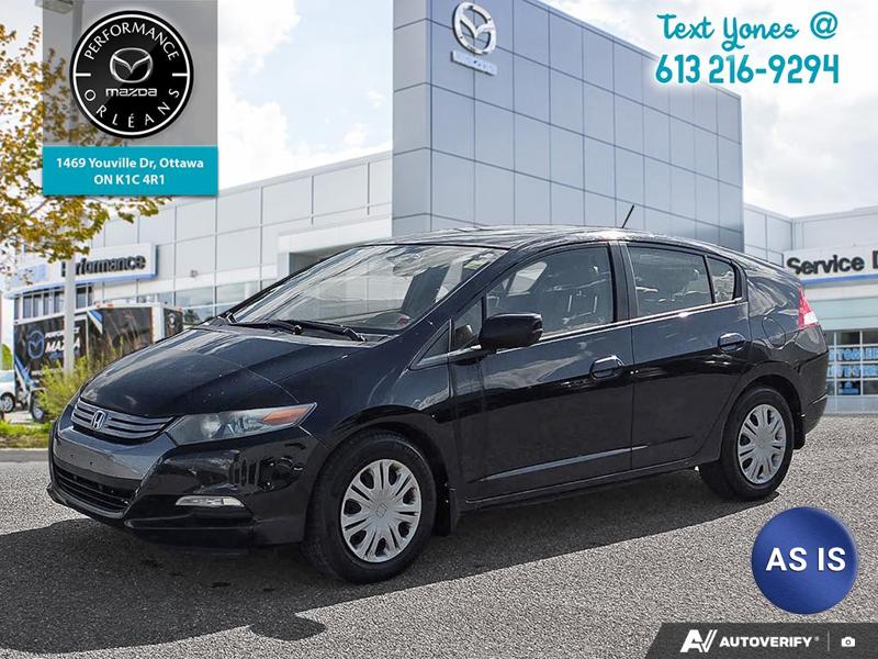 Black 2010 Honda Insight Hatchback Front-Wheel Drive Automatic