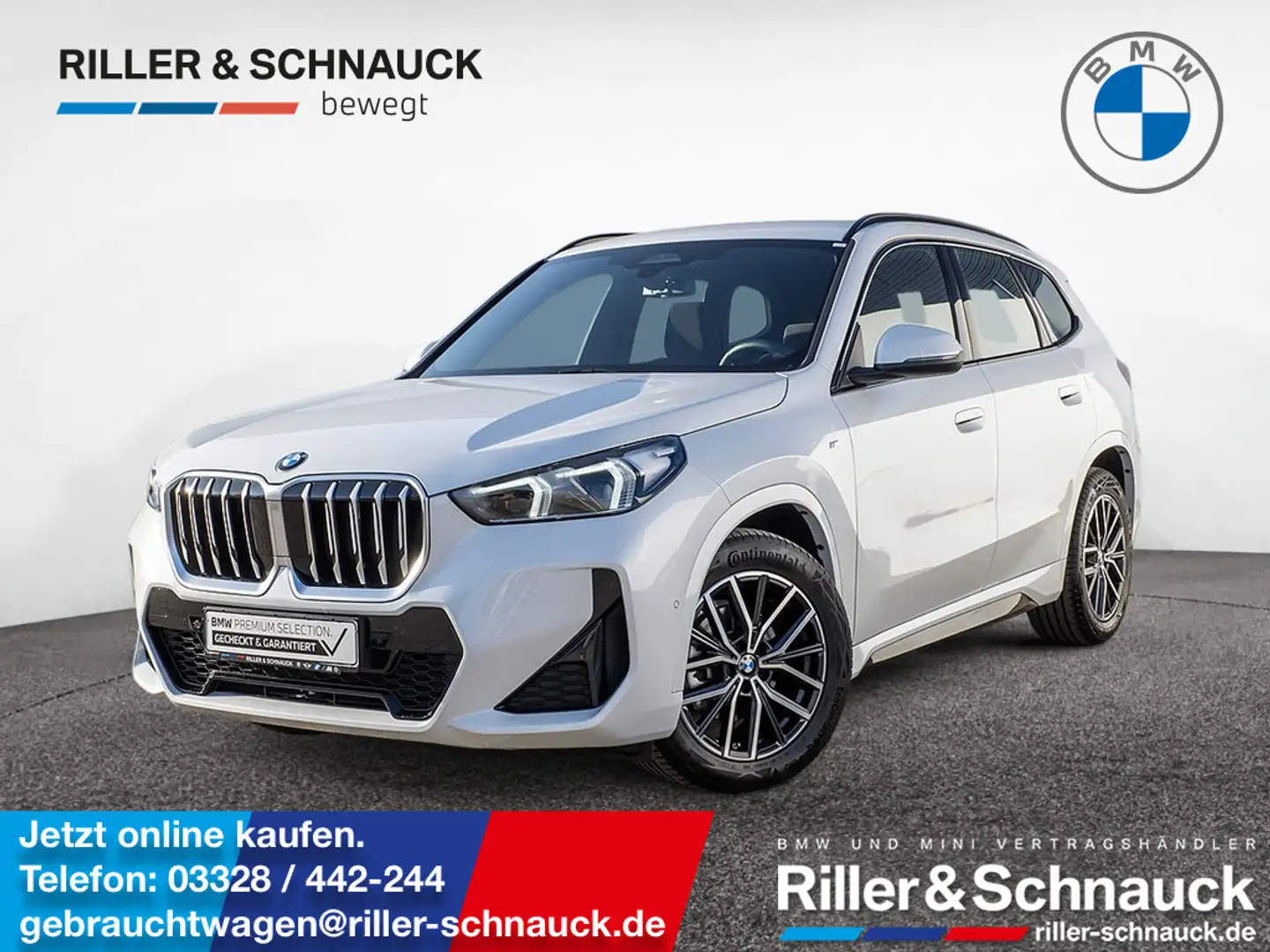 BMW X1 sDrive 18i M-Sport LED+NAVI+KAM+SHZG Weiß - 1