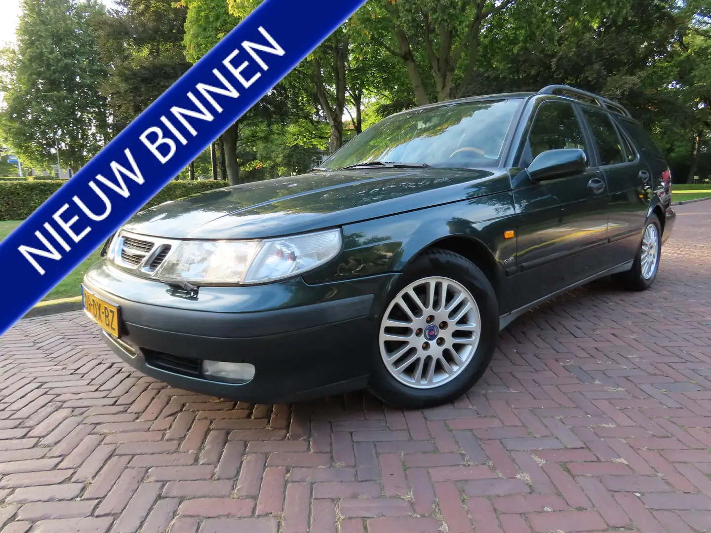 Saab 9-5 Estate 3.0t V6 SE Griffin 200 PK Automaat Youngtim Groen - 1