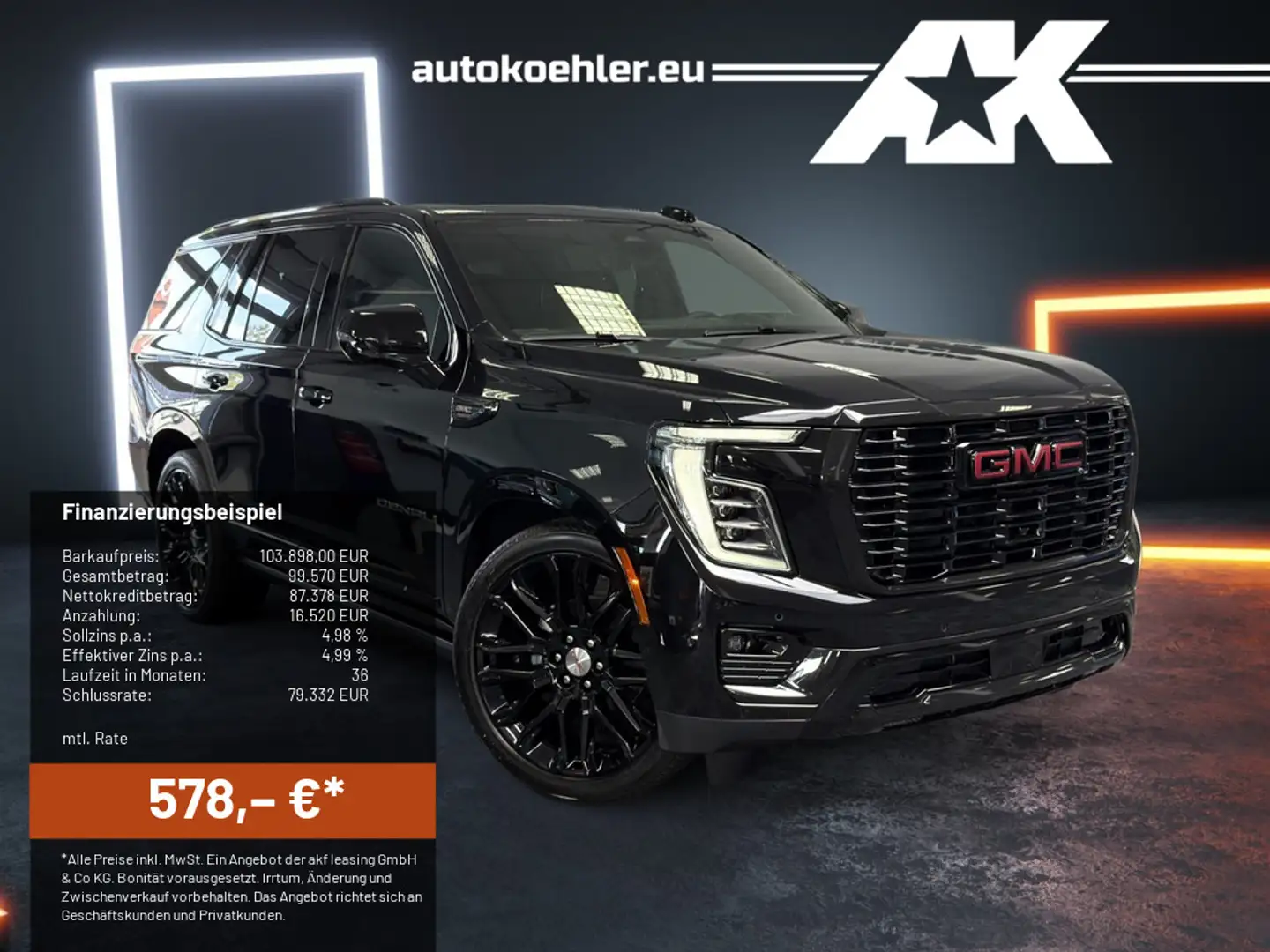 GMC Yukon Denali 2026 Facelift 24"Monitore BLACK LINE Schwarz - 1