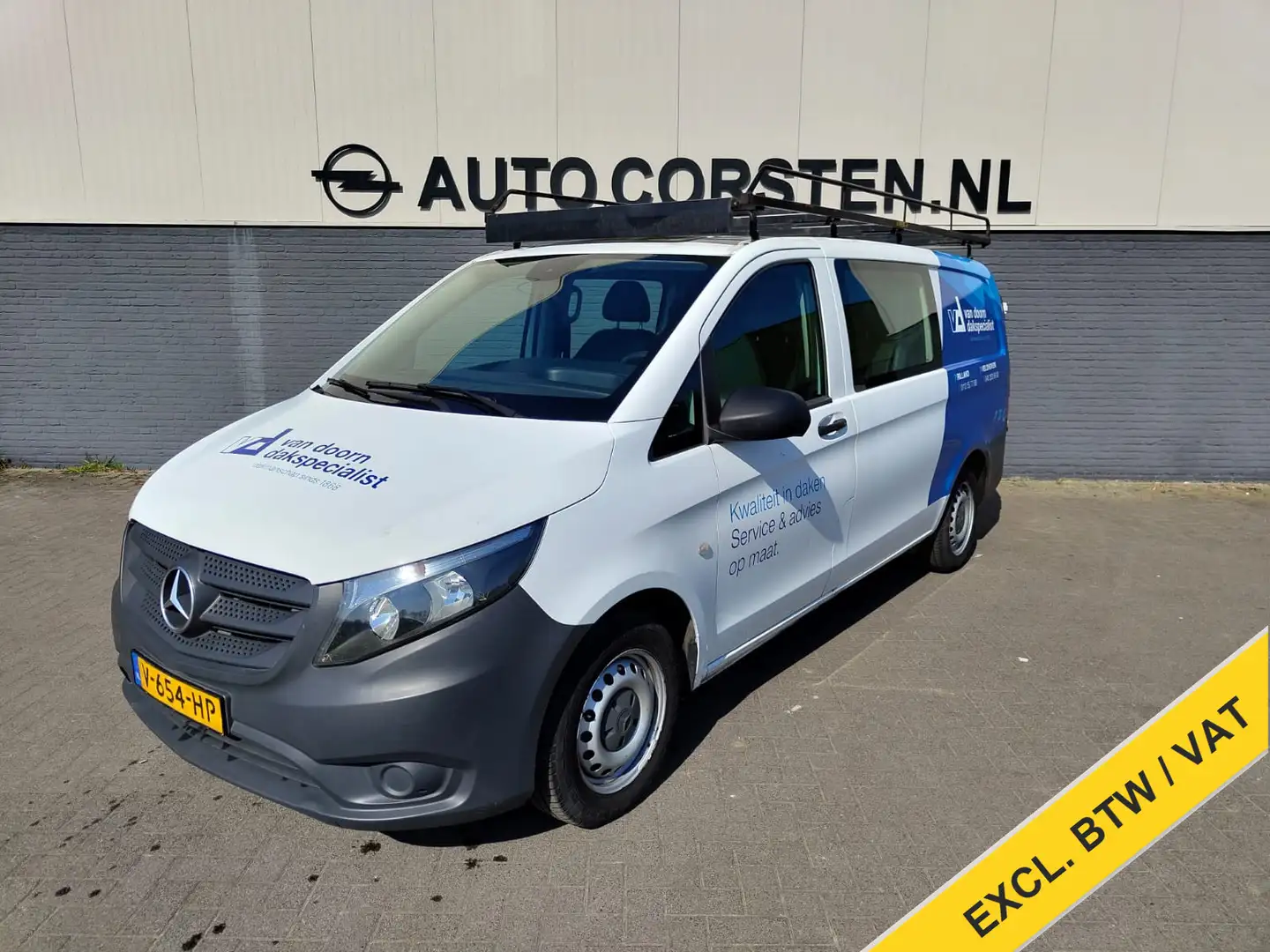 Mercedes-Benz Vito 111 CDI Lang Dubbele Cabine Airco Trekhaak Imperia Wit - 1