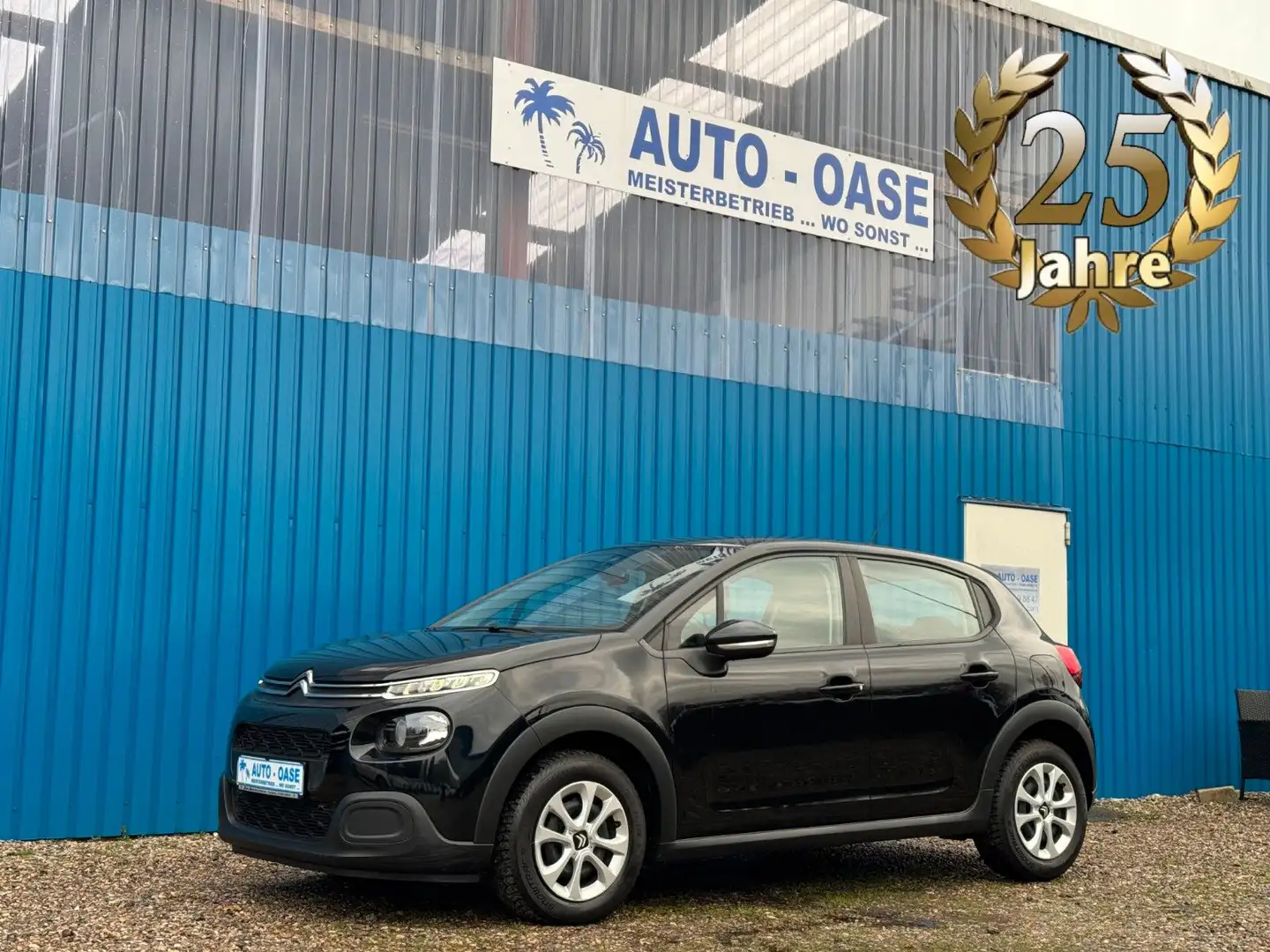 Citroen C3 **Feel**59 TKM**Klima**Temp**Spurhaltass** Schwarz - 1