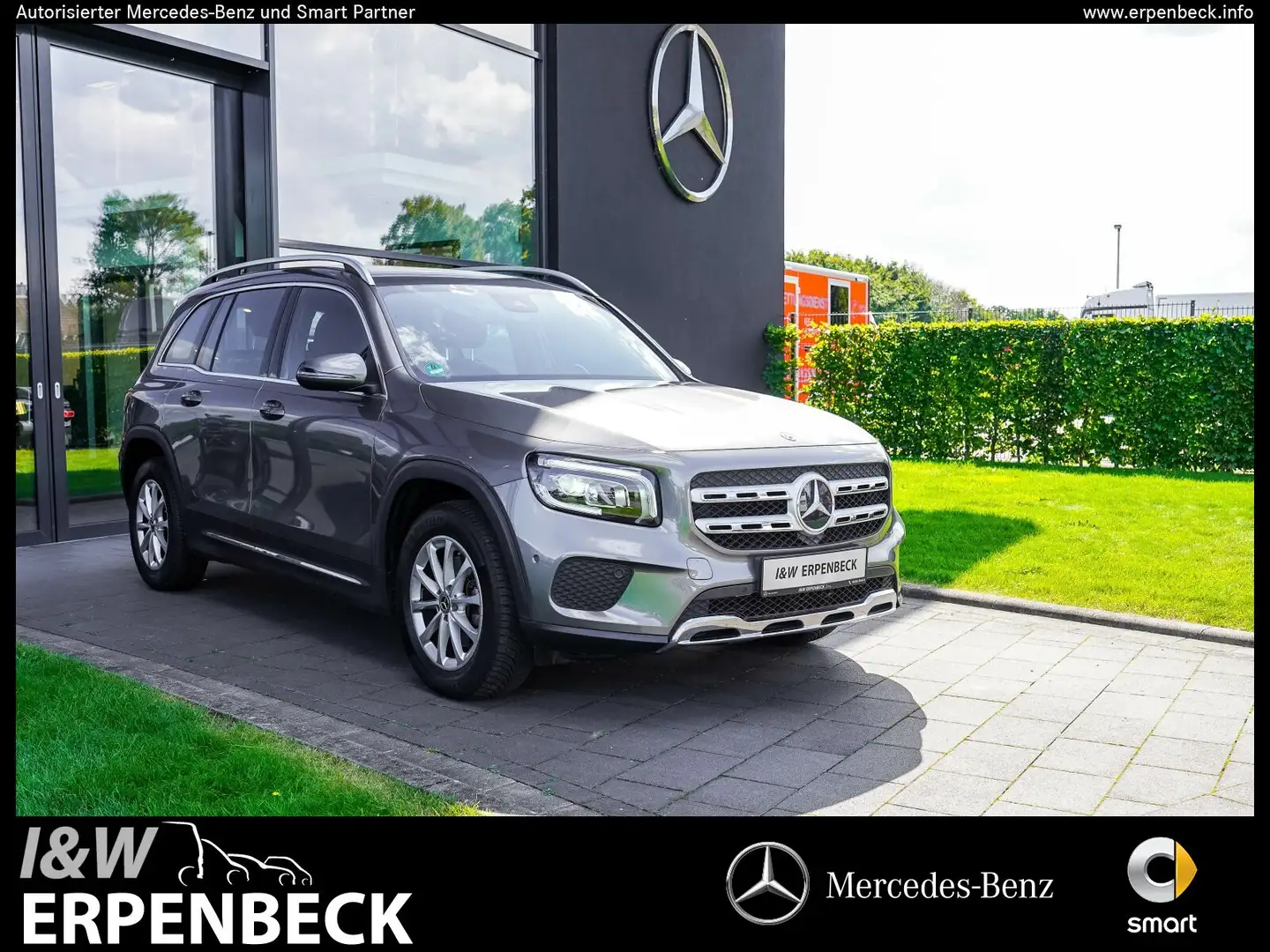 Mercedes-Benz GLB 200 GLB 200 Progressive AHK LED SHZ MBUX Ambiente Gris - 1