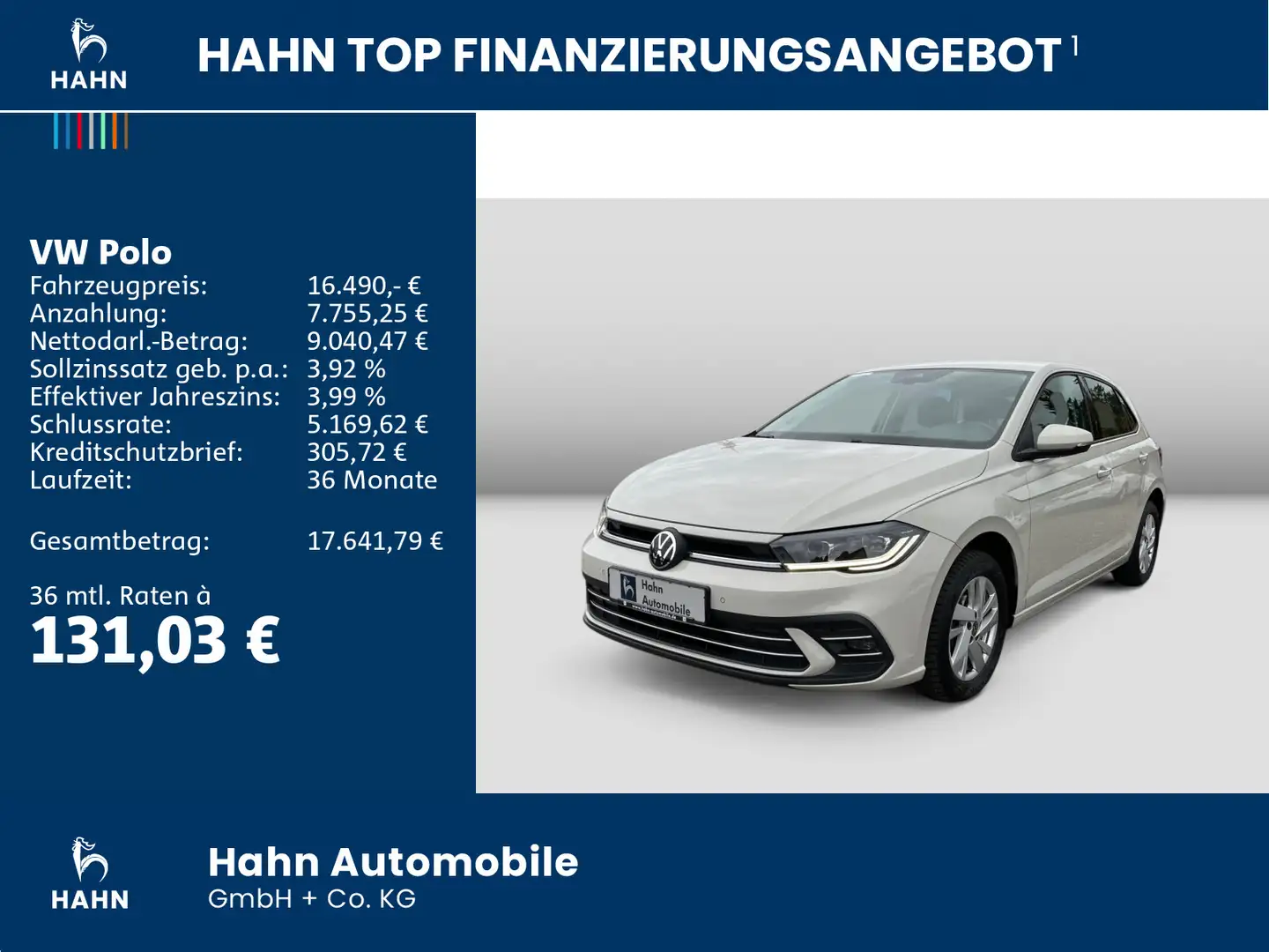 Volkswagen Polo 1.0 TSI Style Matrix Sitzhzg Einparkh DAB+ Grau - 2
