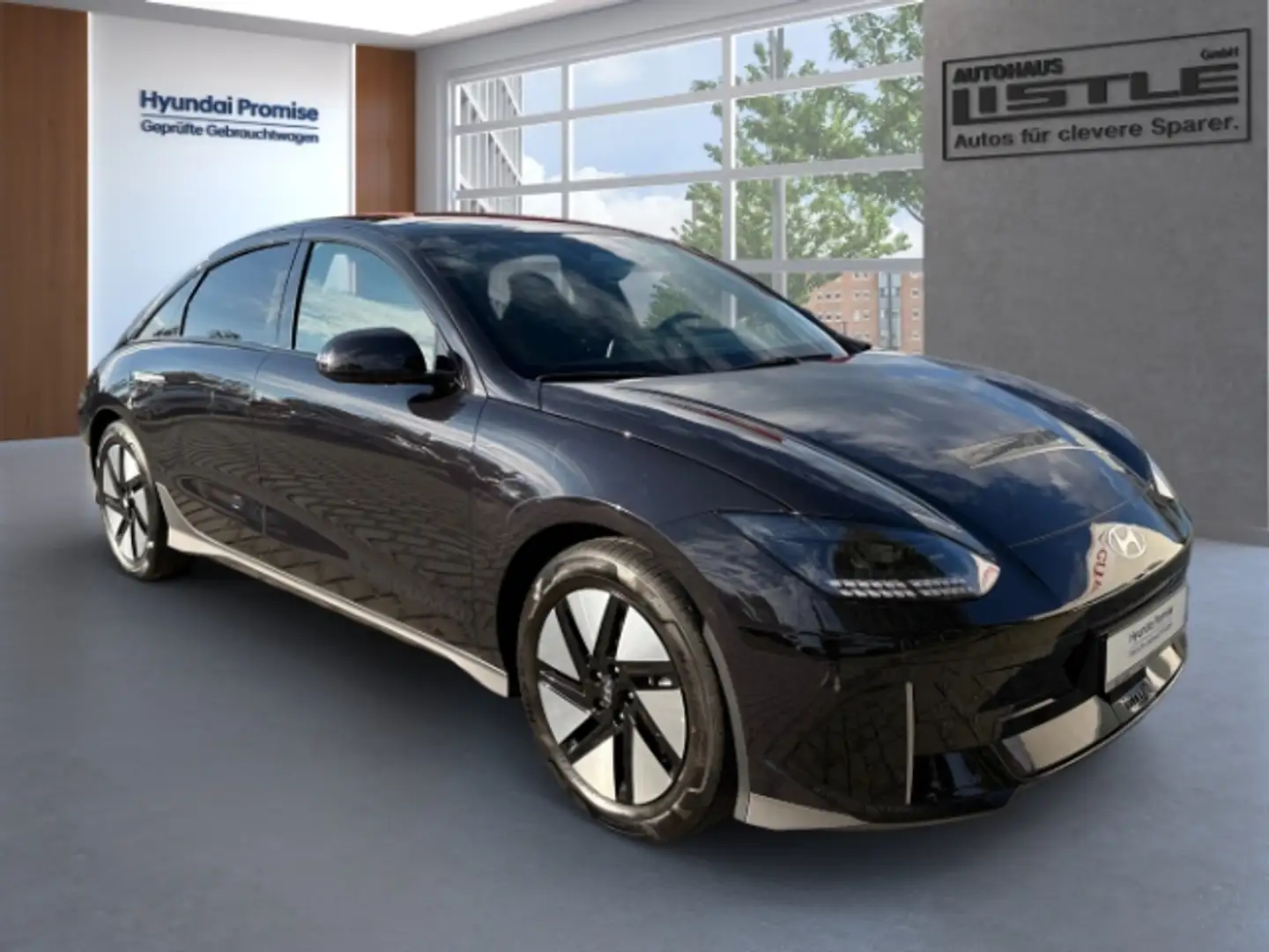 Hyundai IONIQ 6 Techniq Elektro 77 +KLIMA+NAVI+RFK+SHZ+UVM+ Bleu - 2