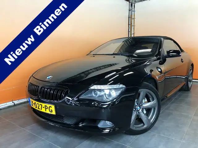 BMW 630 6-serie Cabrio 630i youngtimer leer | carplay | wi