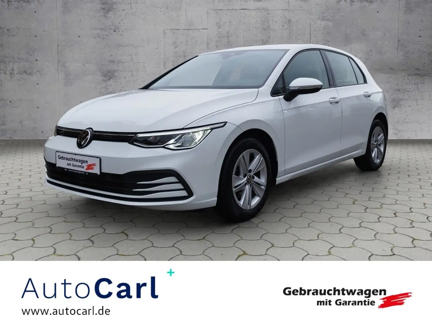 Volkswagen Golf VIII Life 1.5TSI Navi/ACC/L+S/SHZ/LED KLIMA LED A Weiß - 1
