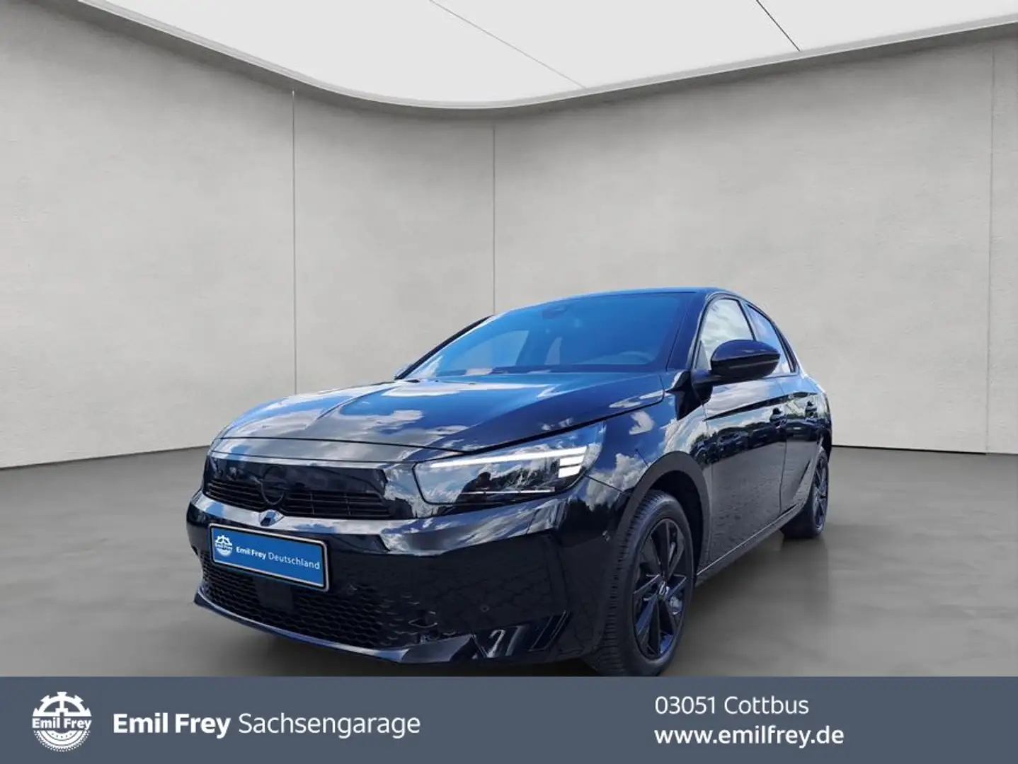 Opel Corsa 1.2 Direct Injection Turbo GS Zwart - 1