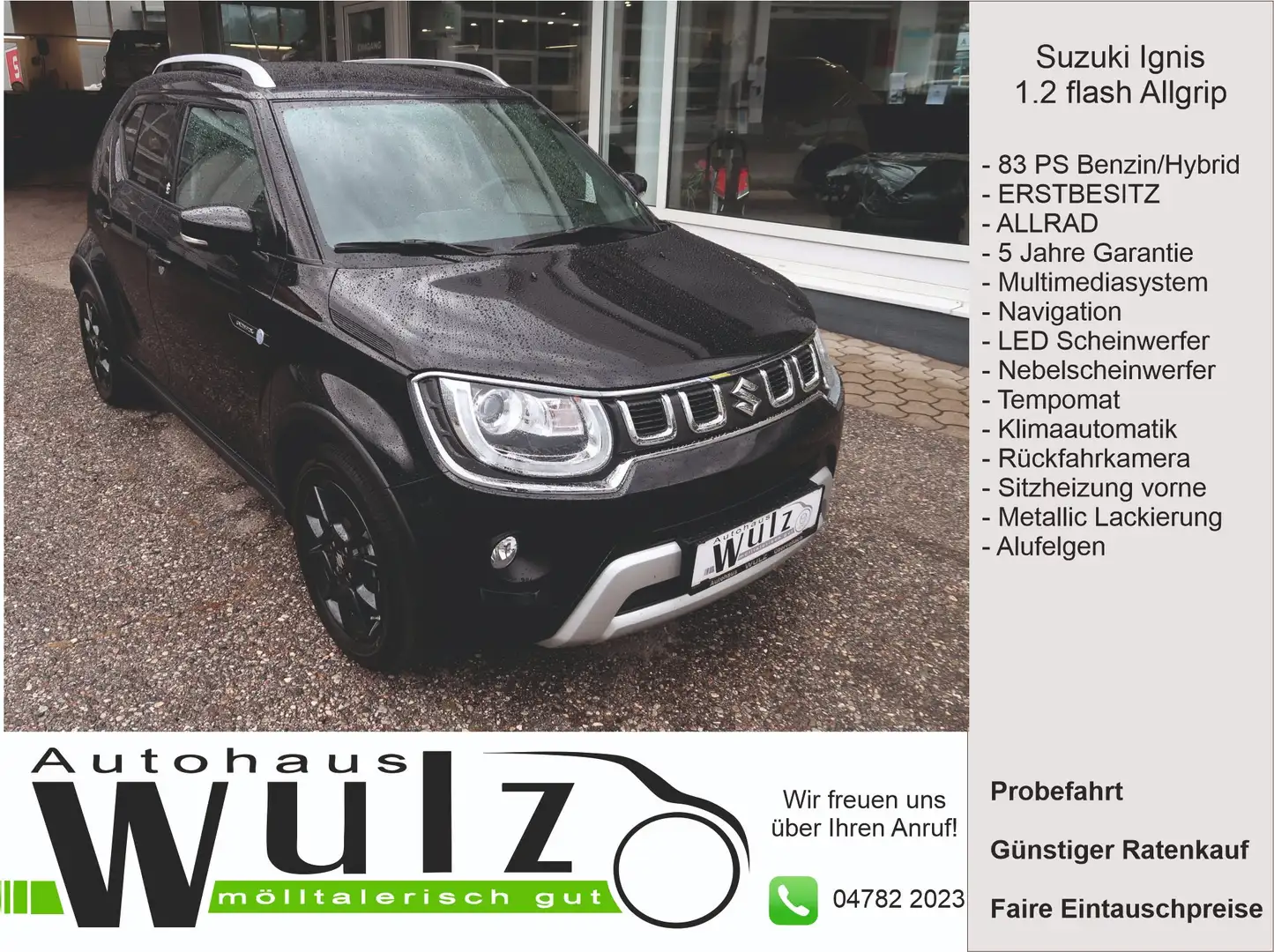 Suzuki Ignis 1,2 Dualjet Hybrid Allgrip Flash Noir - 1