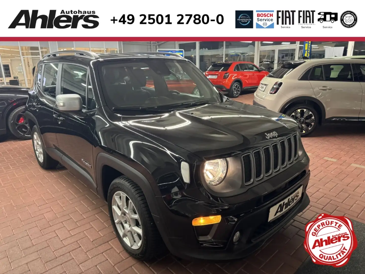 Jeep Renegade Limited+ALLWETTER+NAVI+KAMERA+ACC+CARPLAY+SITZHEIZ Schwarz - 1
