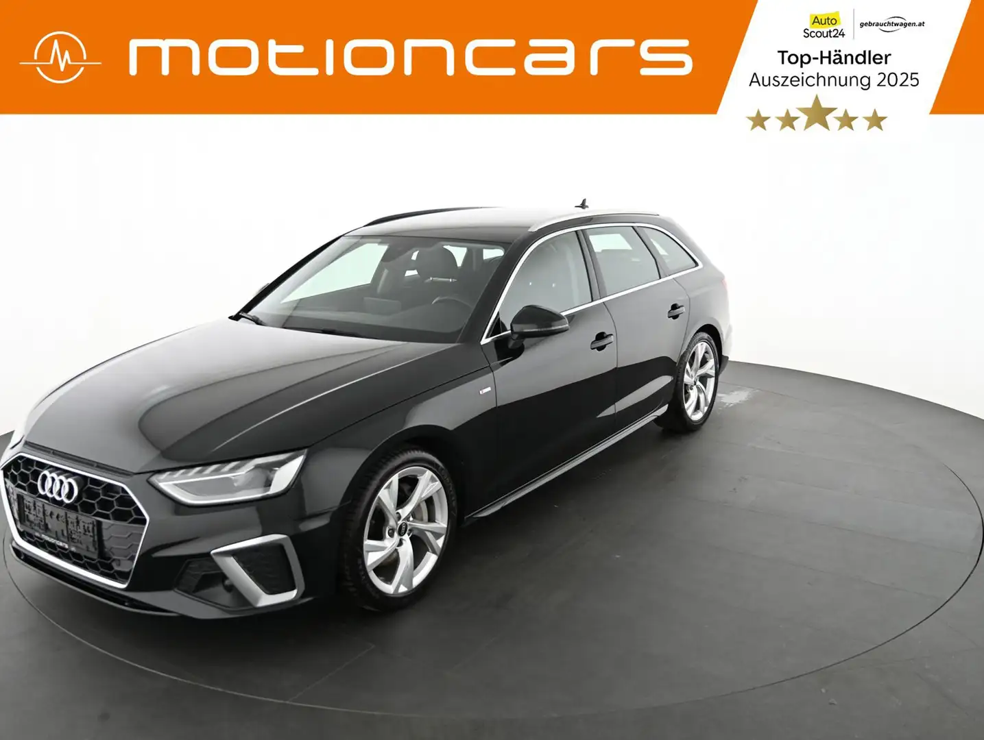 Audi A4 2.0 40 TFSI S line Avant Schwarz - 1