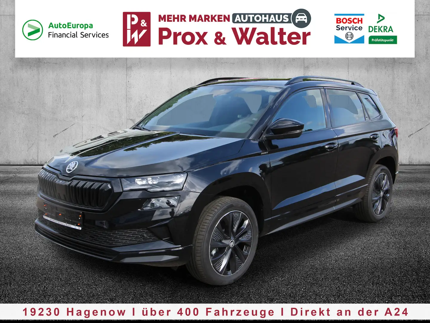 Skoda Karoq 1.5 TSI DSG SportLine LED+KAMERA+NAVI+AHK Schwarz - 2
