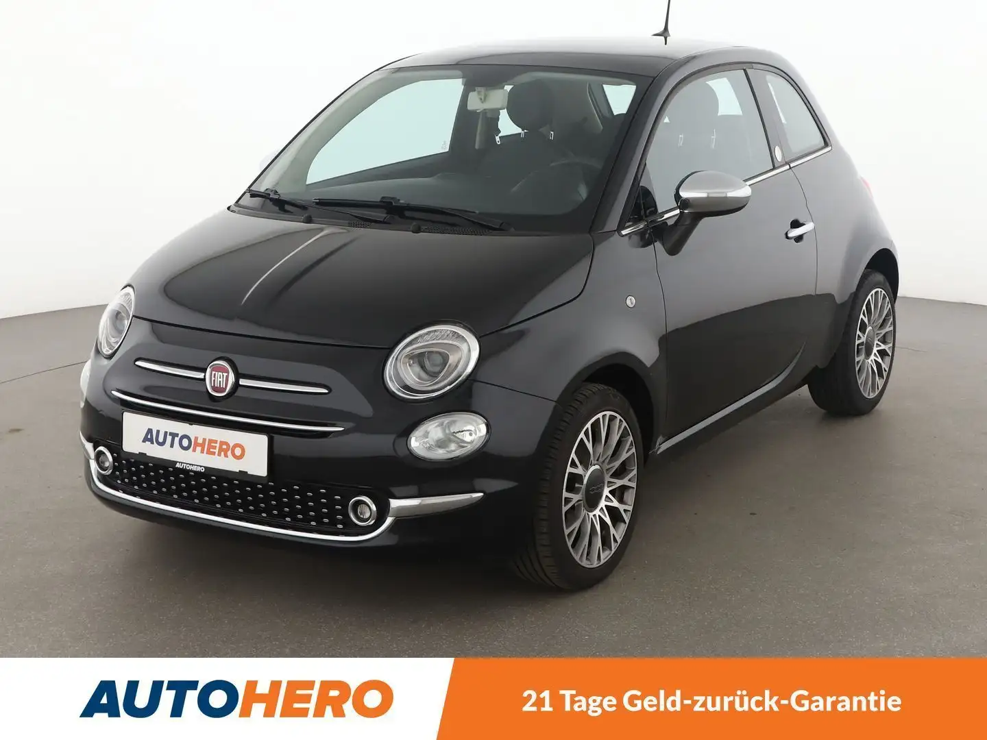 Fiat 500 1.2 Lounge Aut.*PDC*PANO*KLIMA*TEMPO* Schwarz - 1