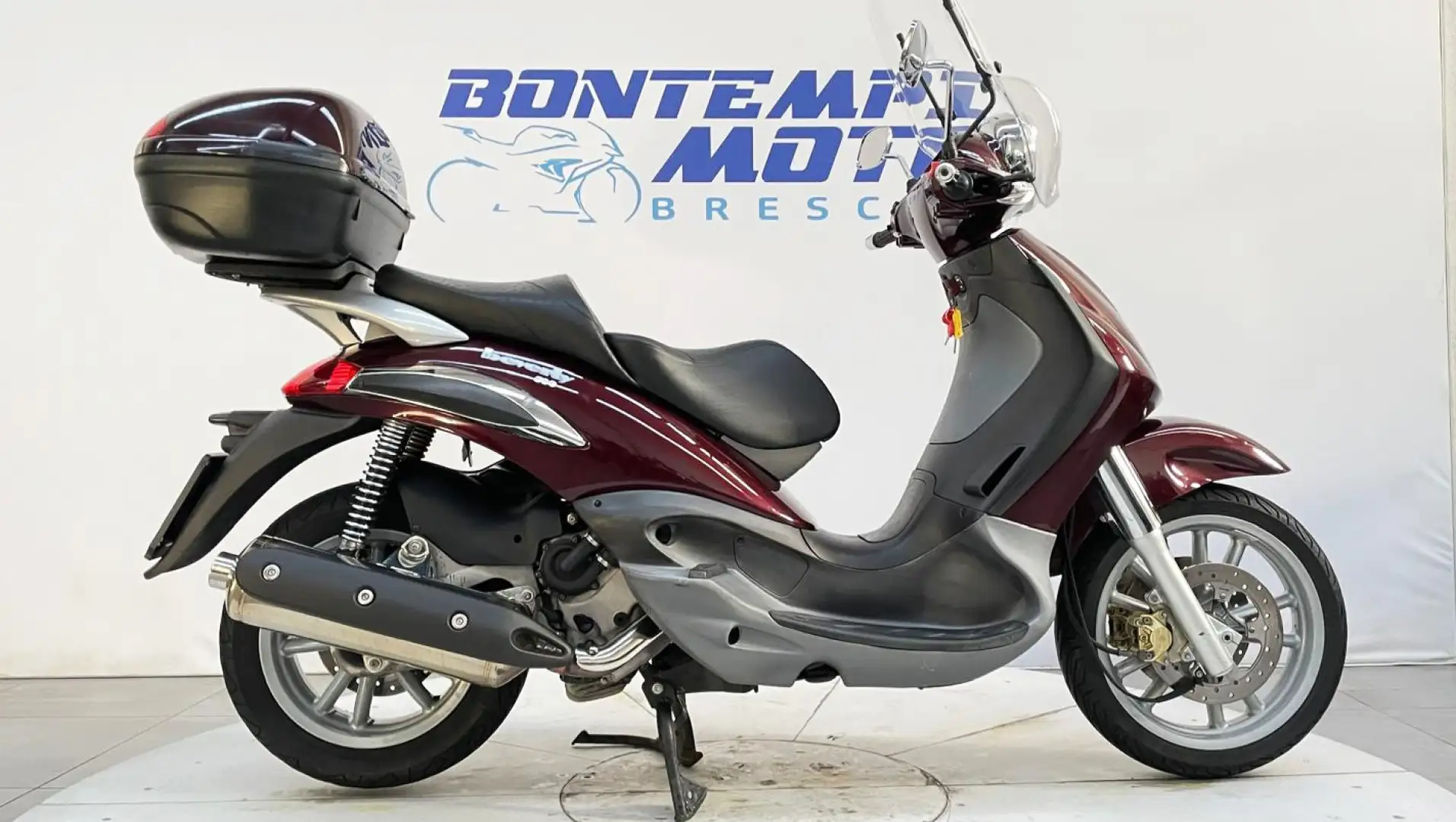 Piaggio Beverly 500 2004 +  BAULETTO IN TINTA Rosso - 1