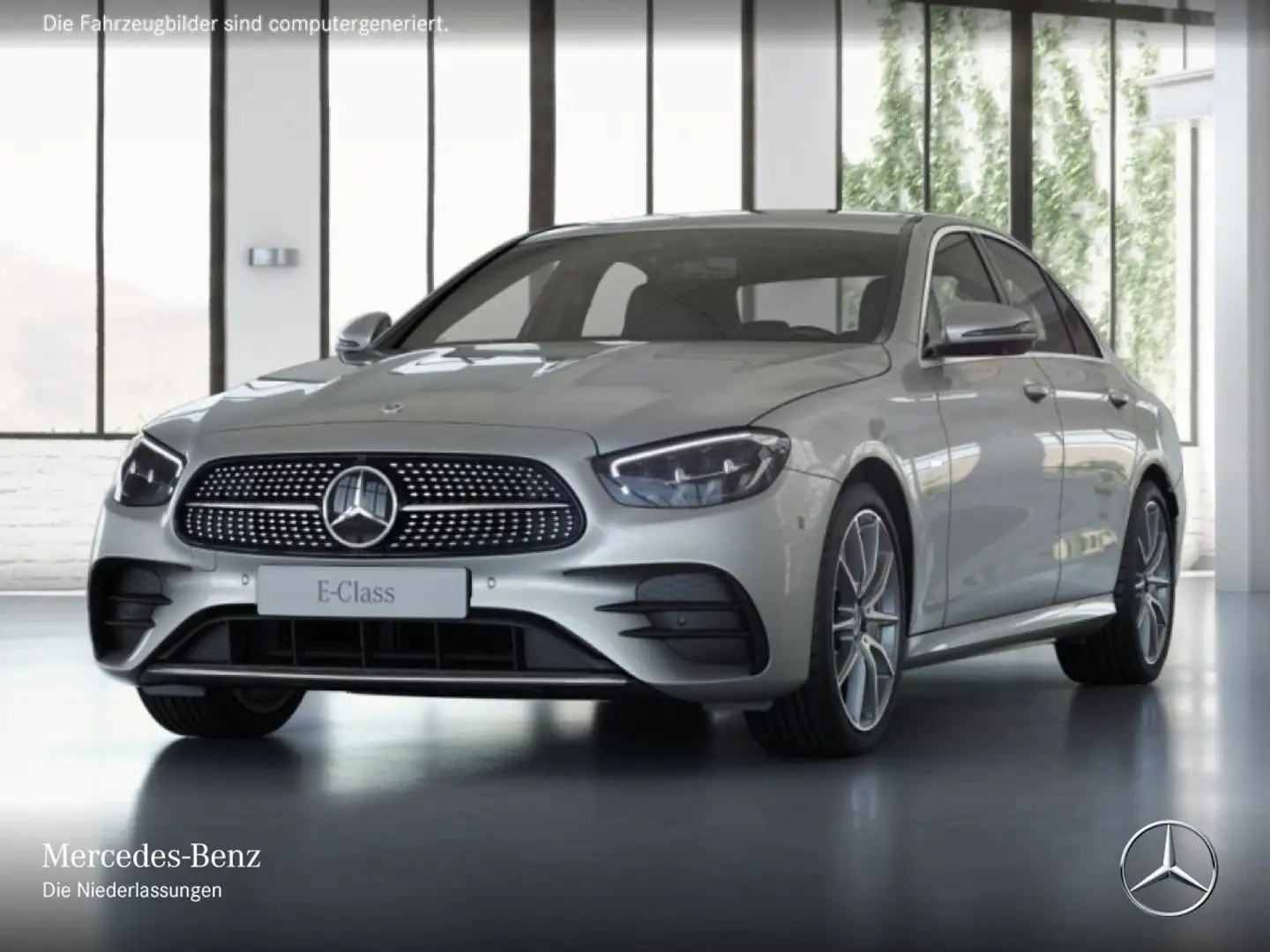 Mercedes-Benz E 300 e AMG+360+LED+FAHRASS+BURMESTER+19"+9G Silber - 2
