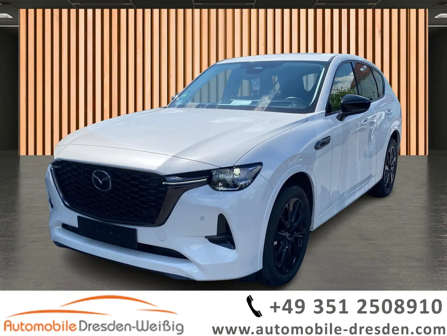 Mazda CX-60 e-Skyactiv D 3.3 Homura*Navi*ACC*BOSE*Pano Белый - 1