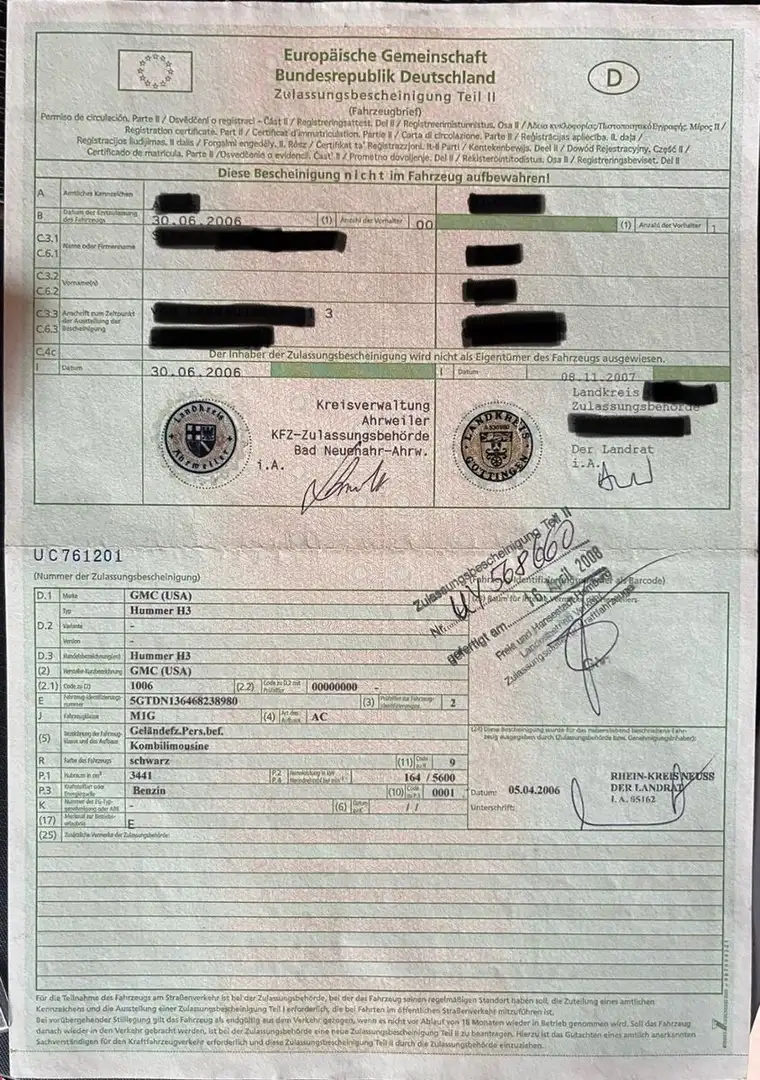 HUMMER H3 3,5 Sport Utility 4WD Schwarz - 2