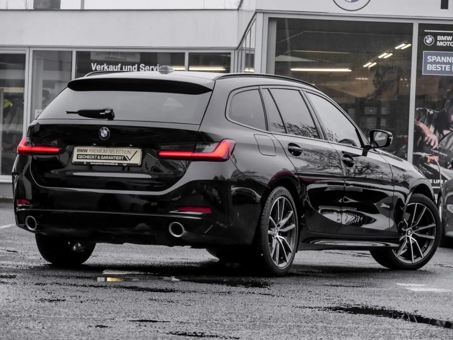 BMW 320 d ACC+AHK+DA+PA+WIDESCREEN+HiFi Schwarz - 2